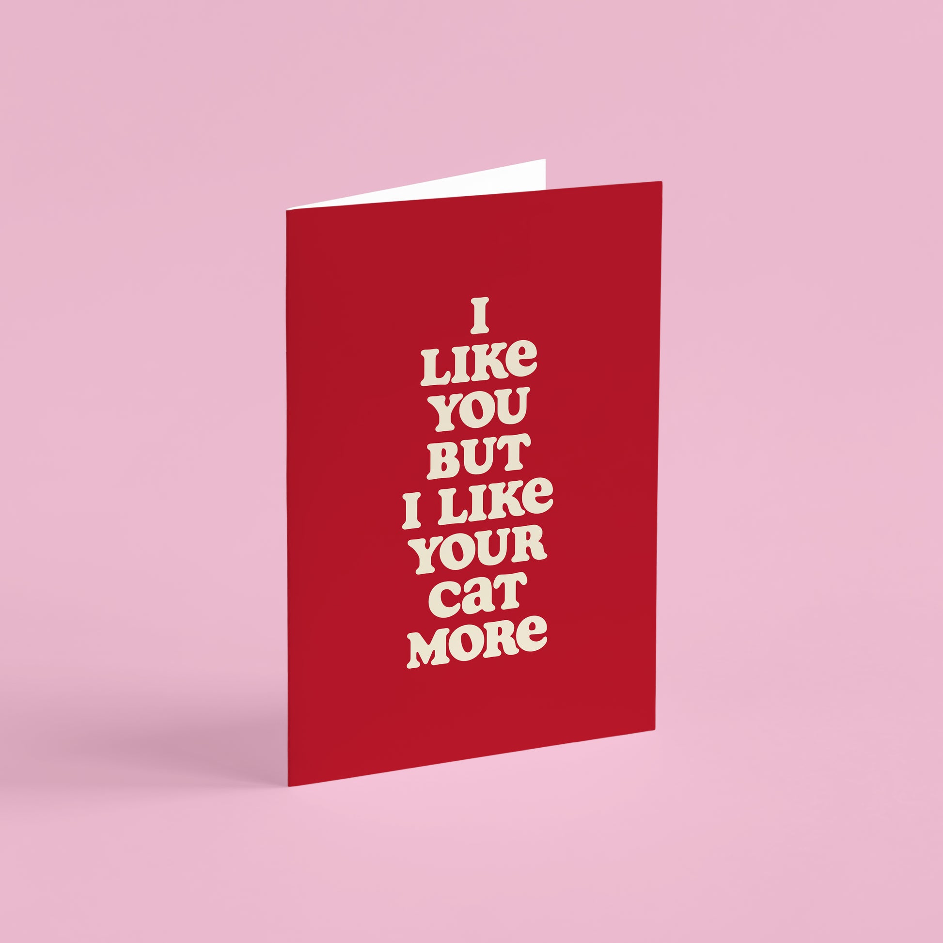 Funny Cat Lovers Valentine's/Anniversary Card