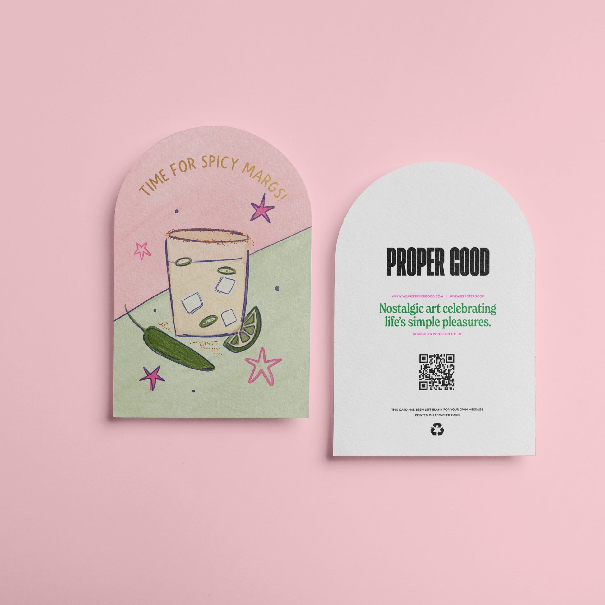 Spicy Margs Celebration Foiled Card