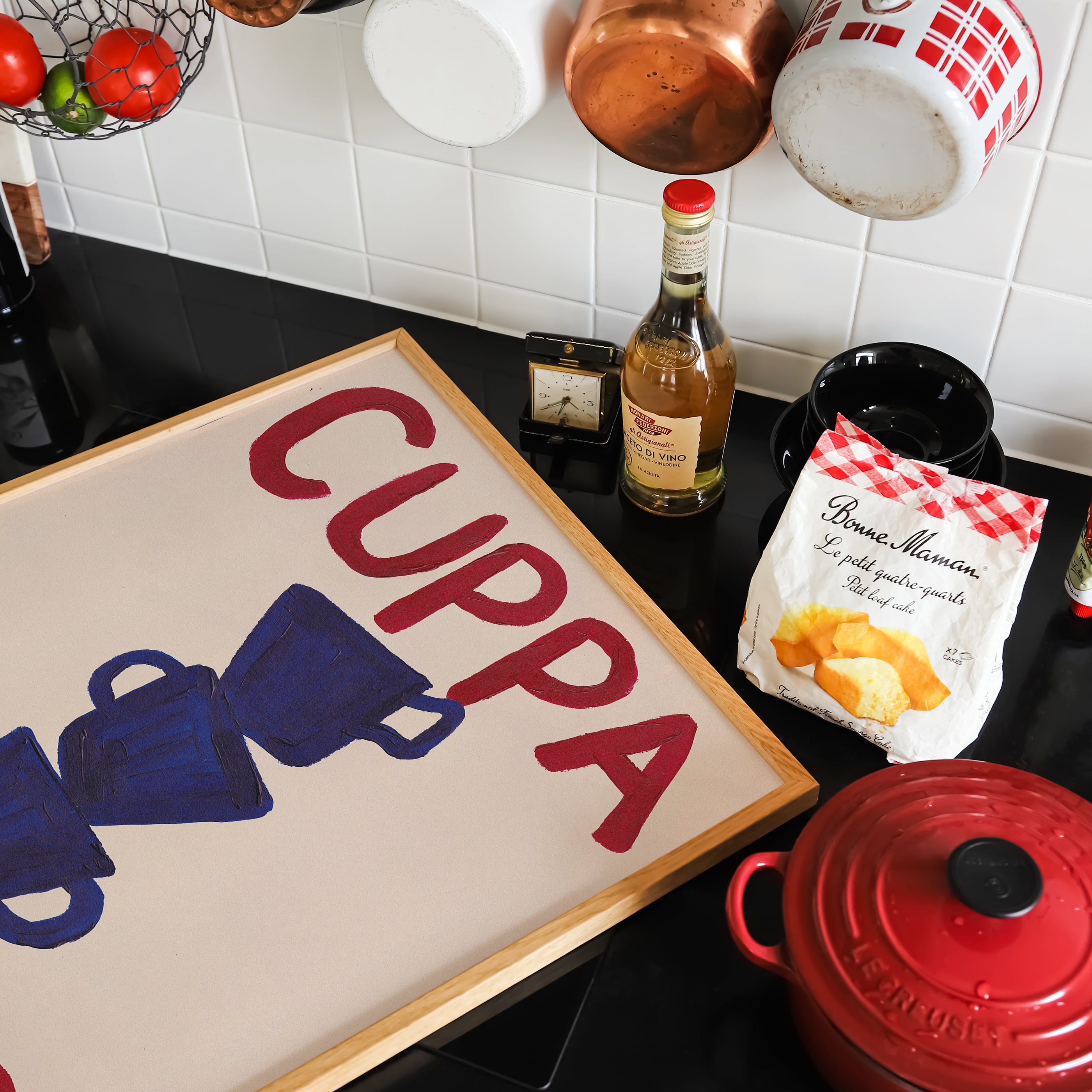 Cuppa Tea Hand Painted Print