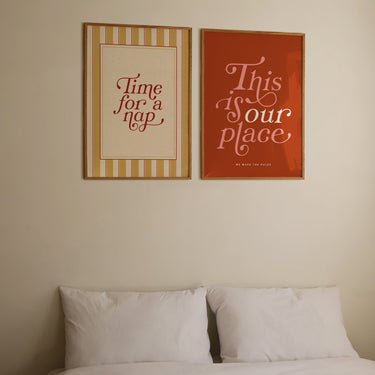 Relaxing Bedroom Print Set