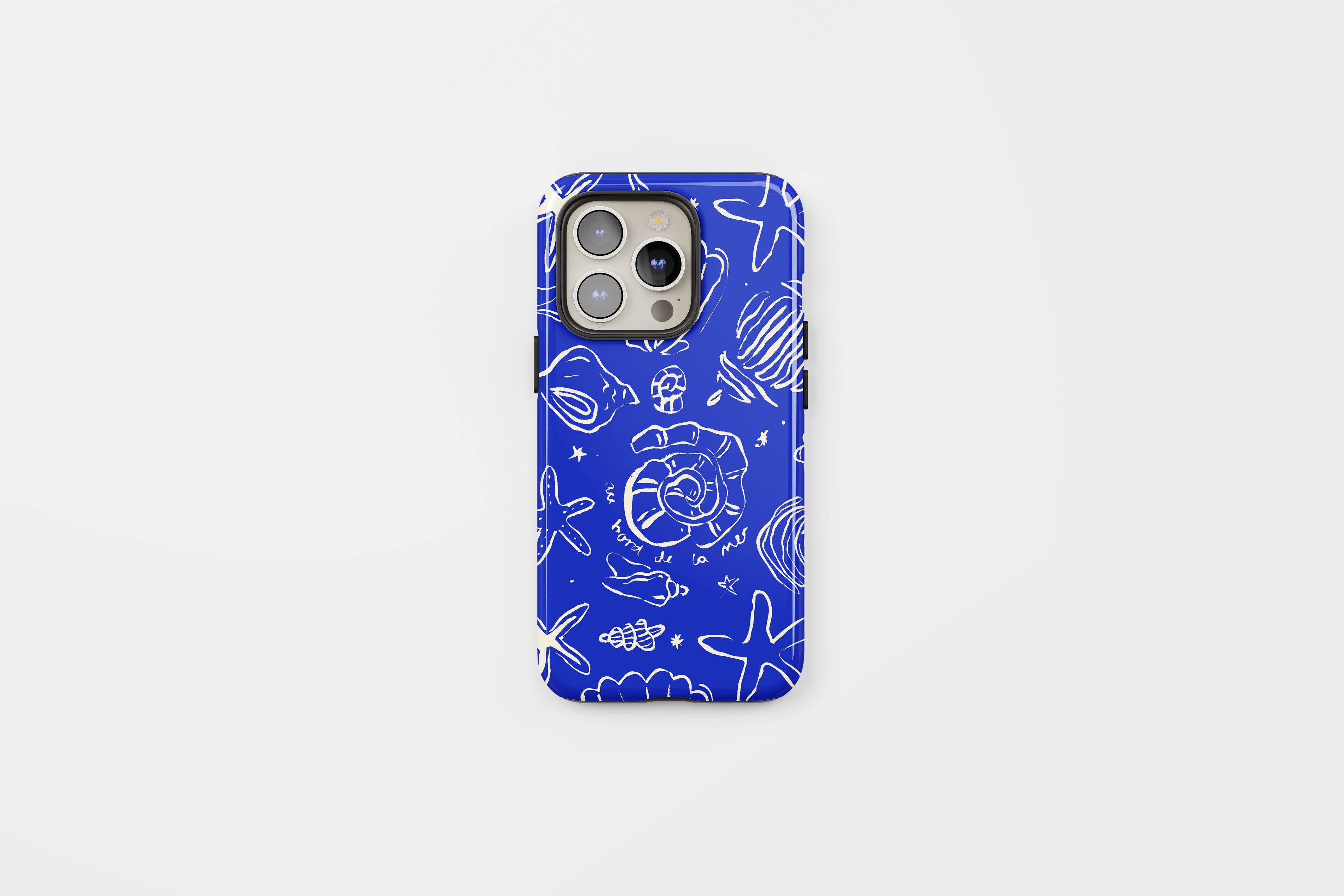 Shells Tough Phone Case Dark Blue