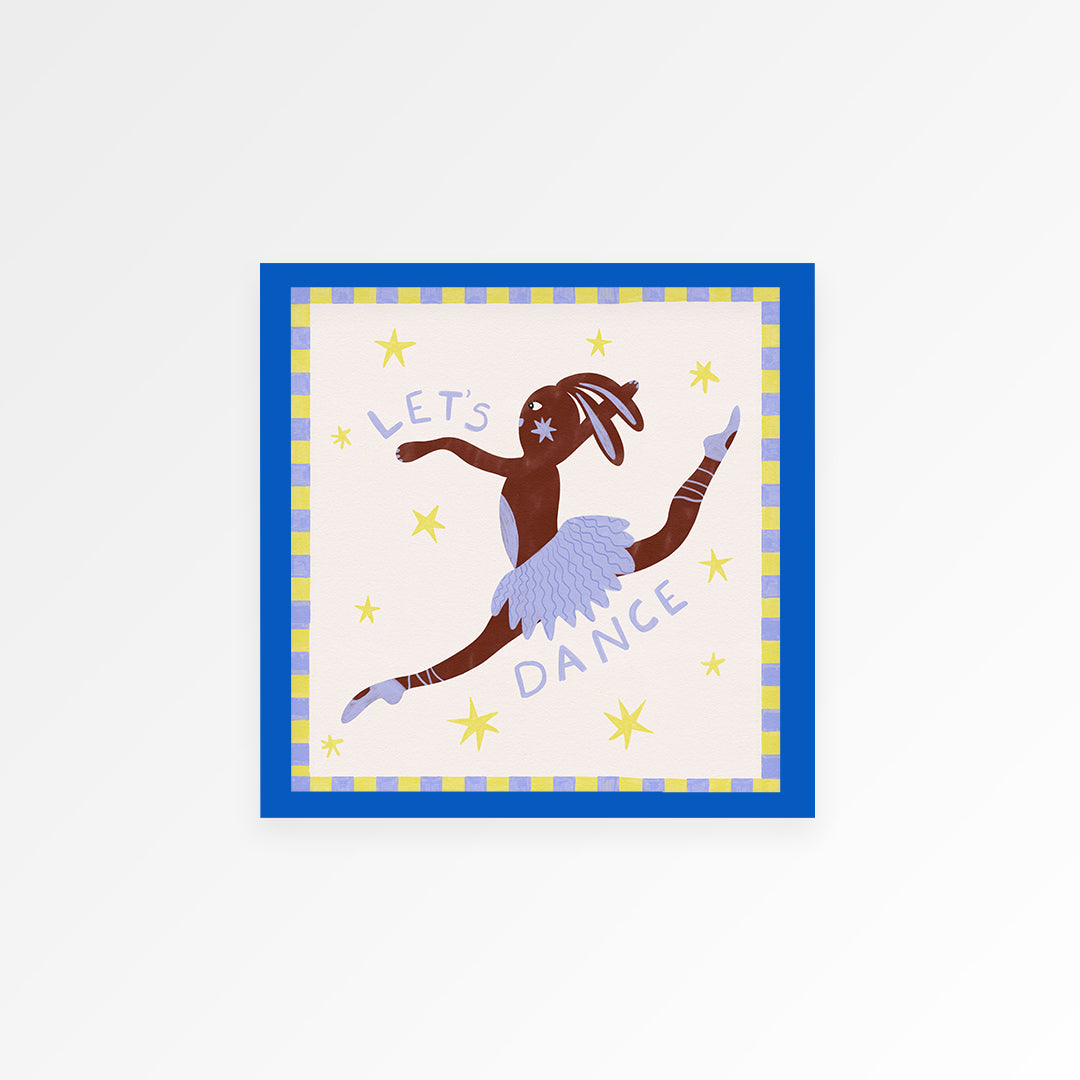 Ballet Bunny Kids Print