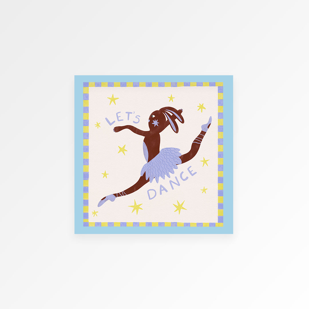 Ballet Bunny Kids Print