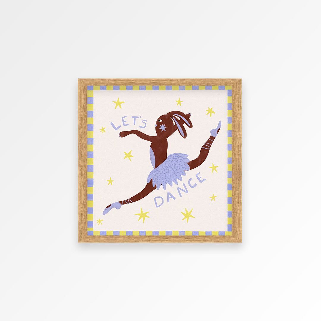 Ballet Bunny Kids Print