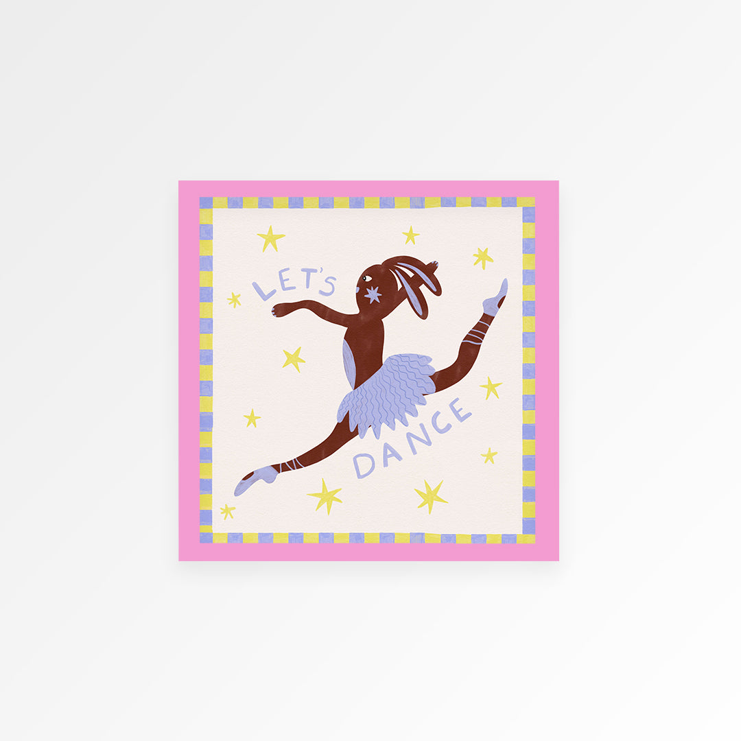 Ballet Bunny Kids Print