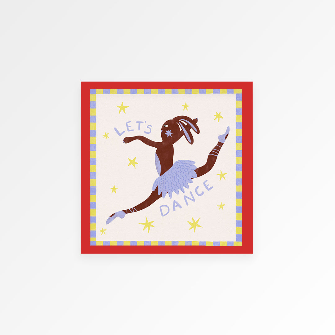Ballet Bunny Kids Print