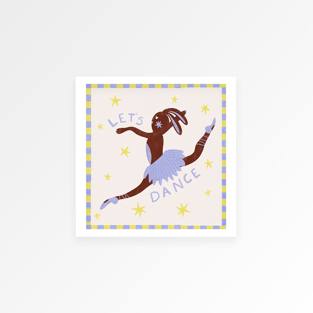 Ballet Bunny Kids Print
