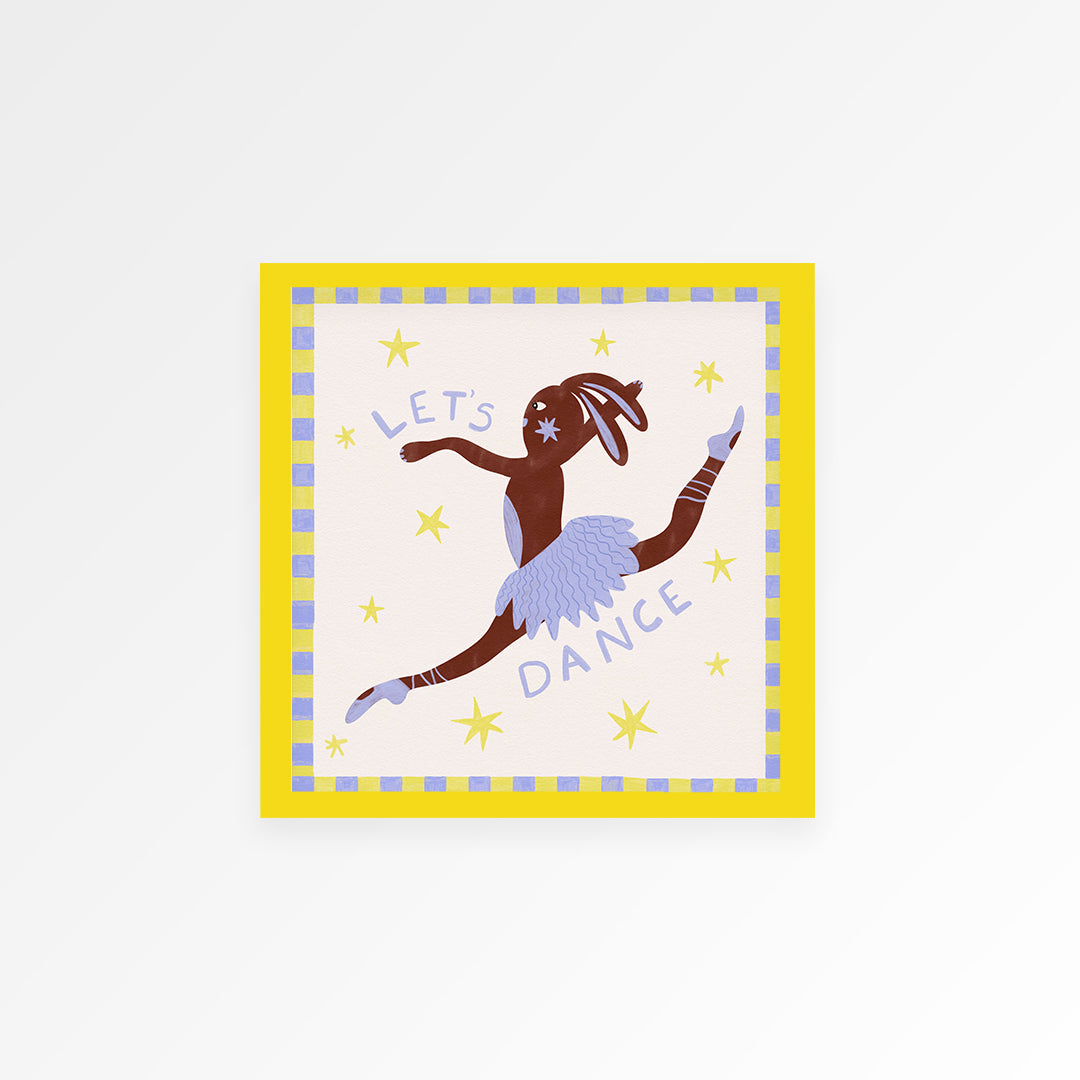 Ballet Bunny Kids Print