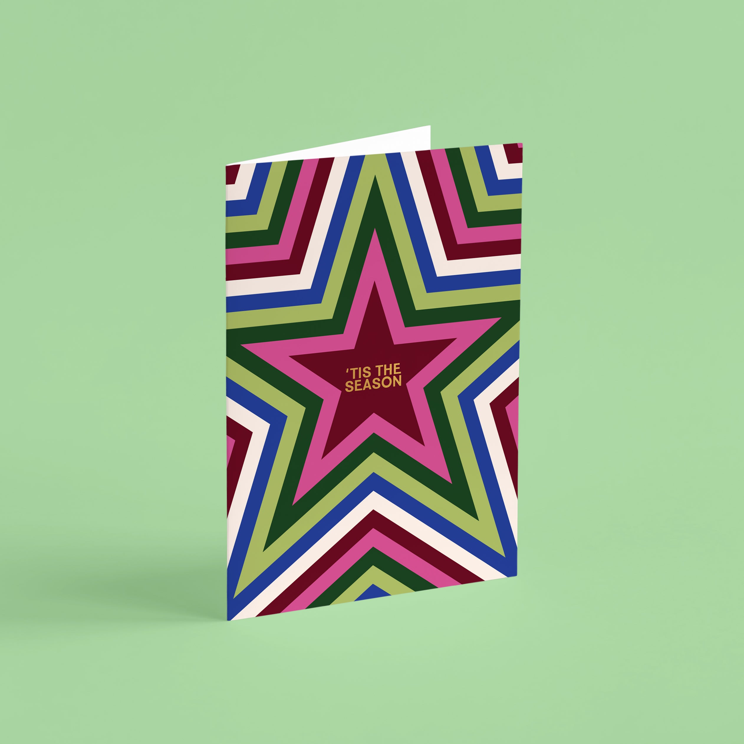 Christmas Star Foiled Card