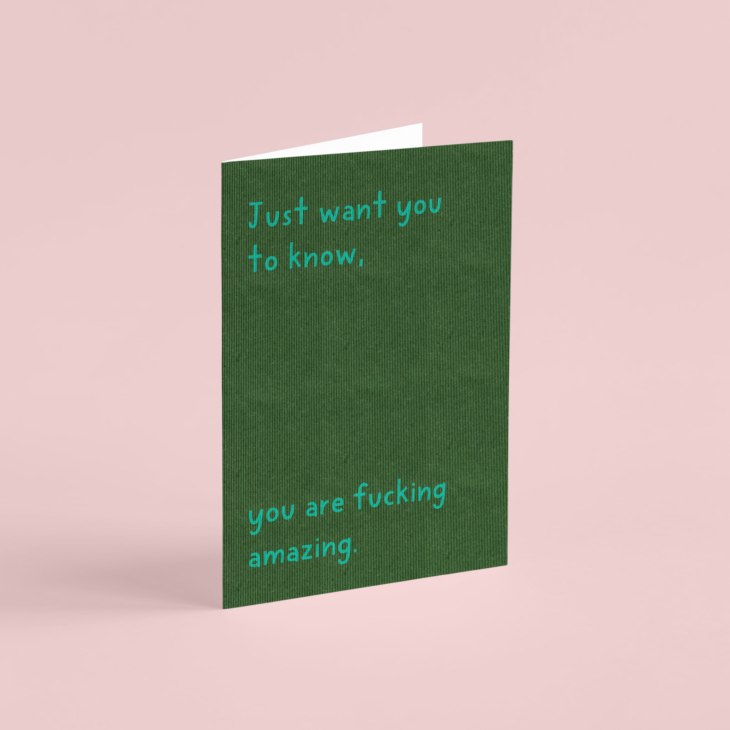 You're Fucking Amazing Mini Card