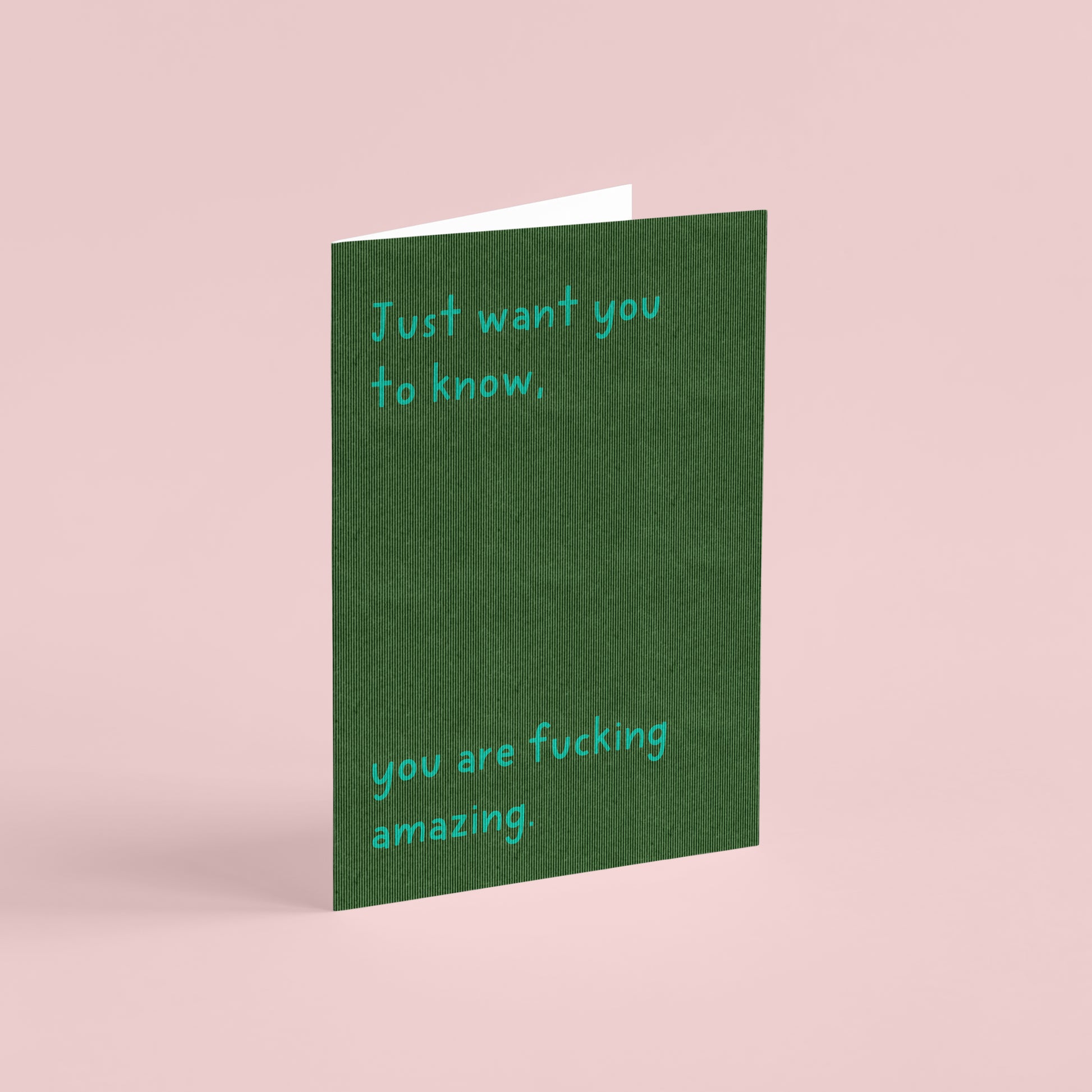 You're Fucking Amazing Mini Card