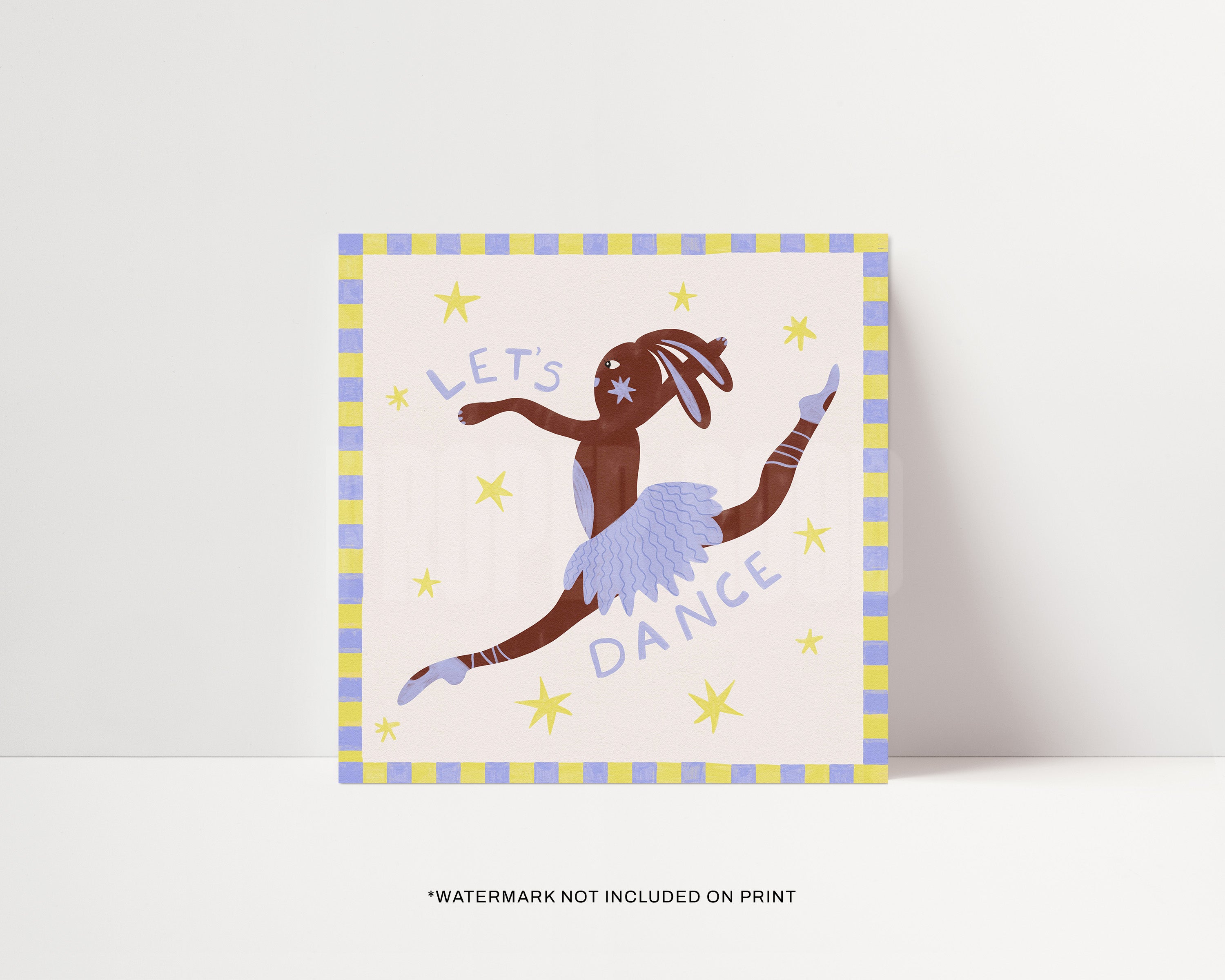 Ballet Bunny Kids Print
