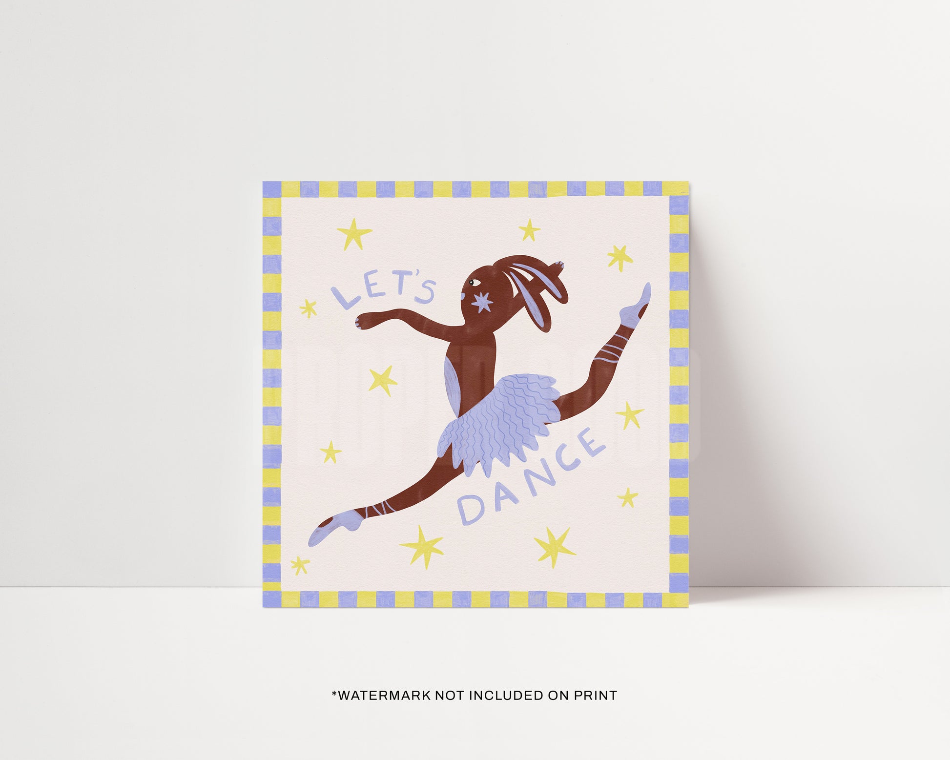 Ballet Bunny Kids Print