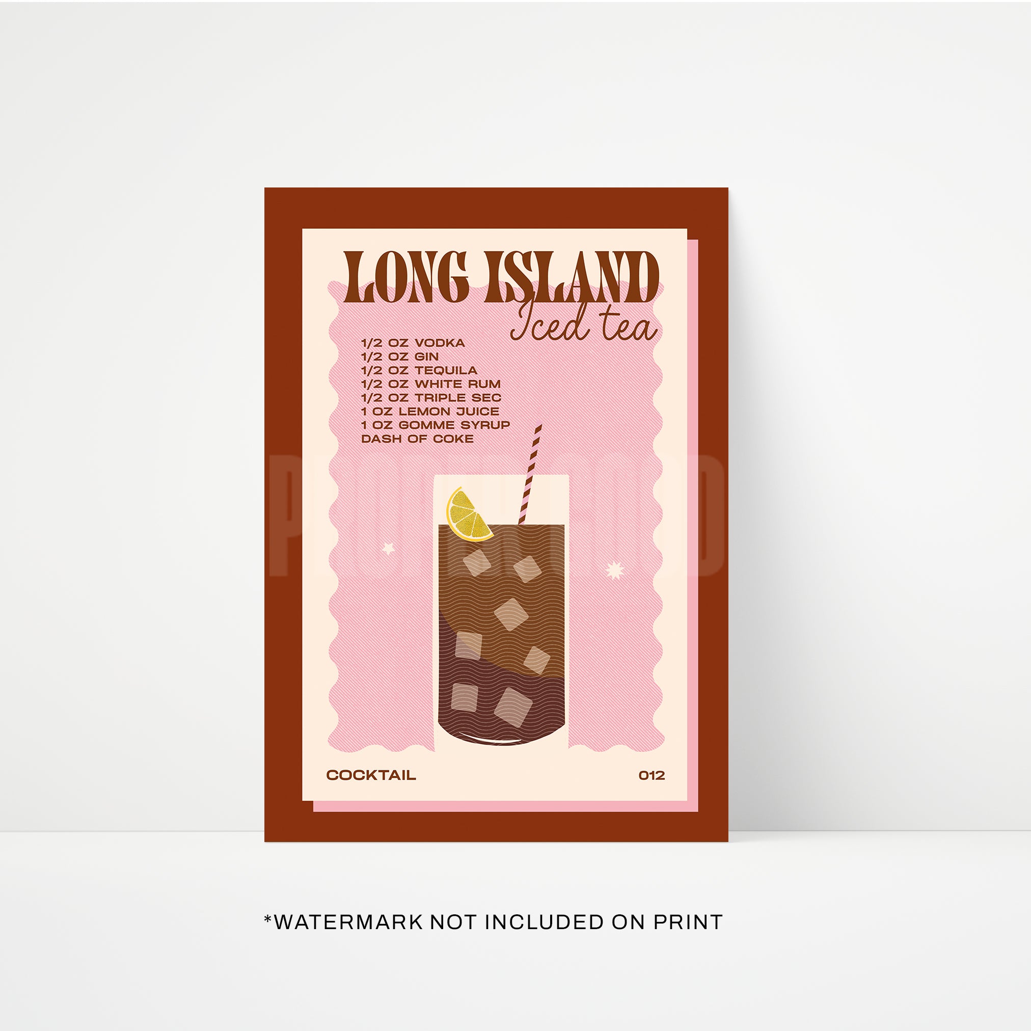 Long Island Iced Tea Print