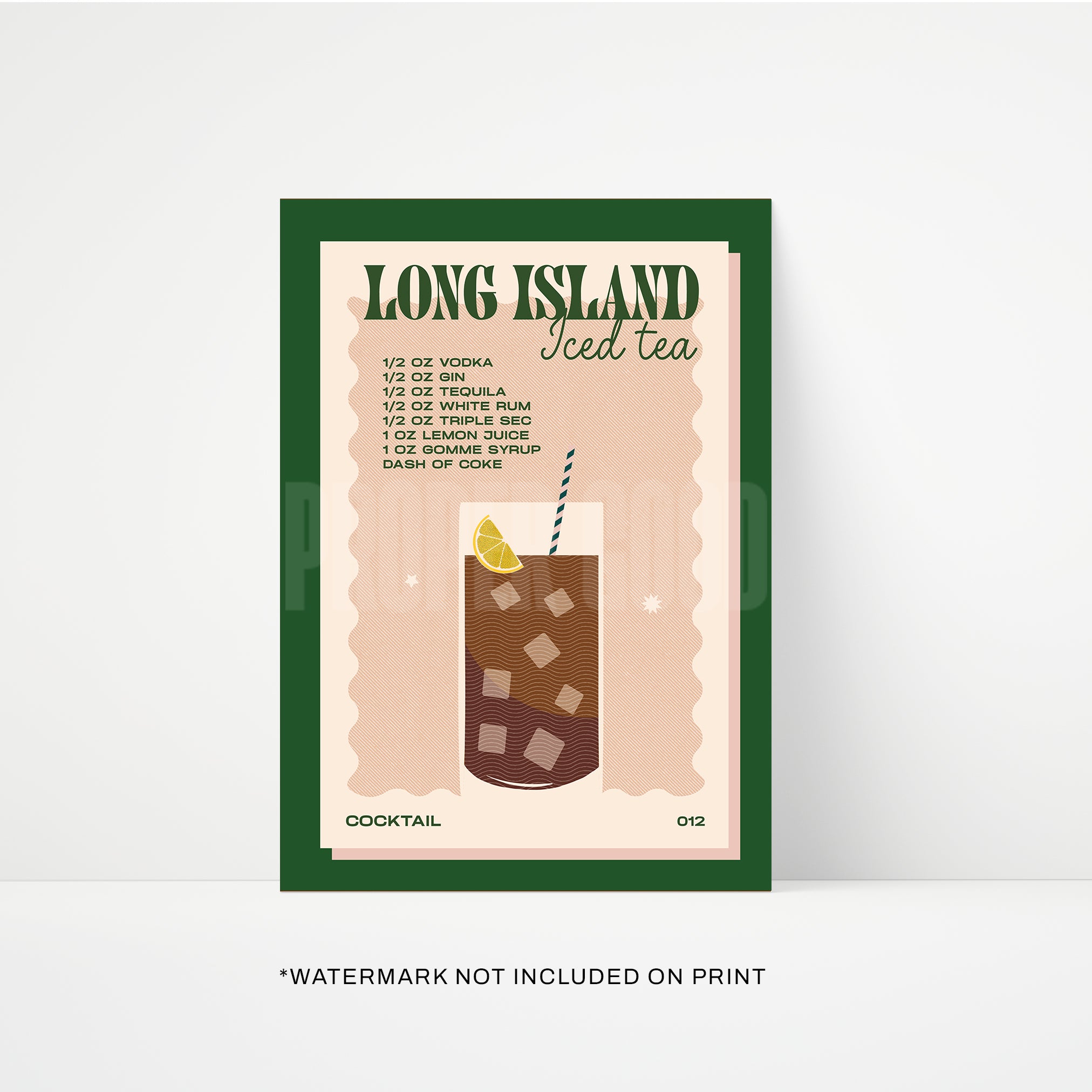 Long Island Iced Tea Print