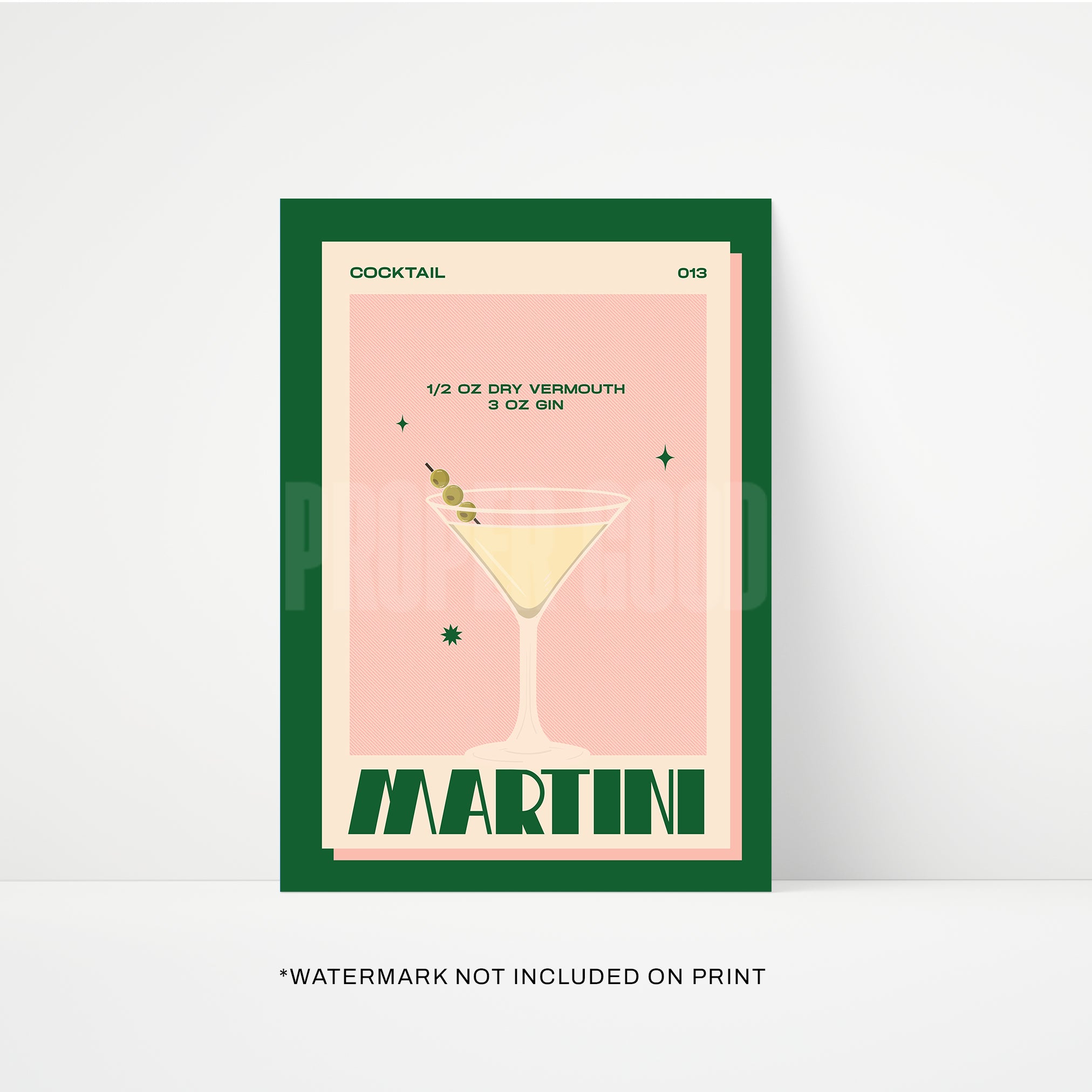 Martini Print
