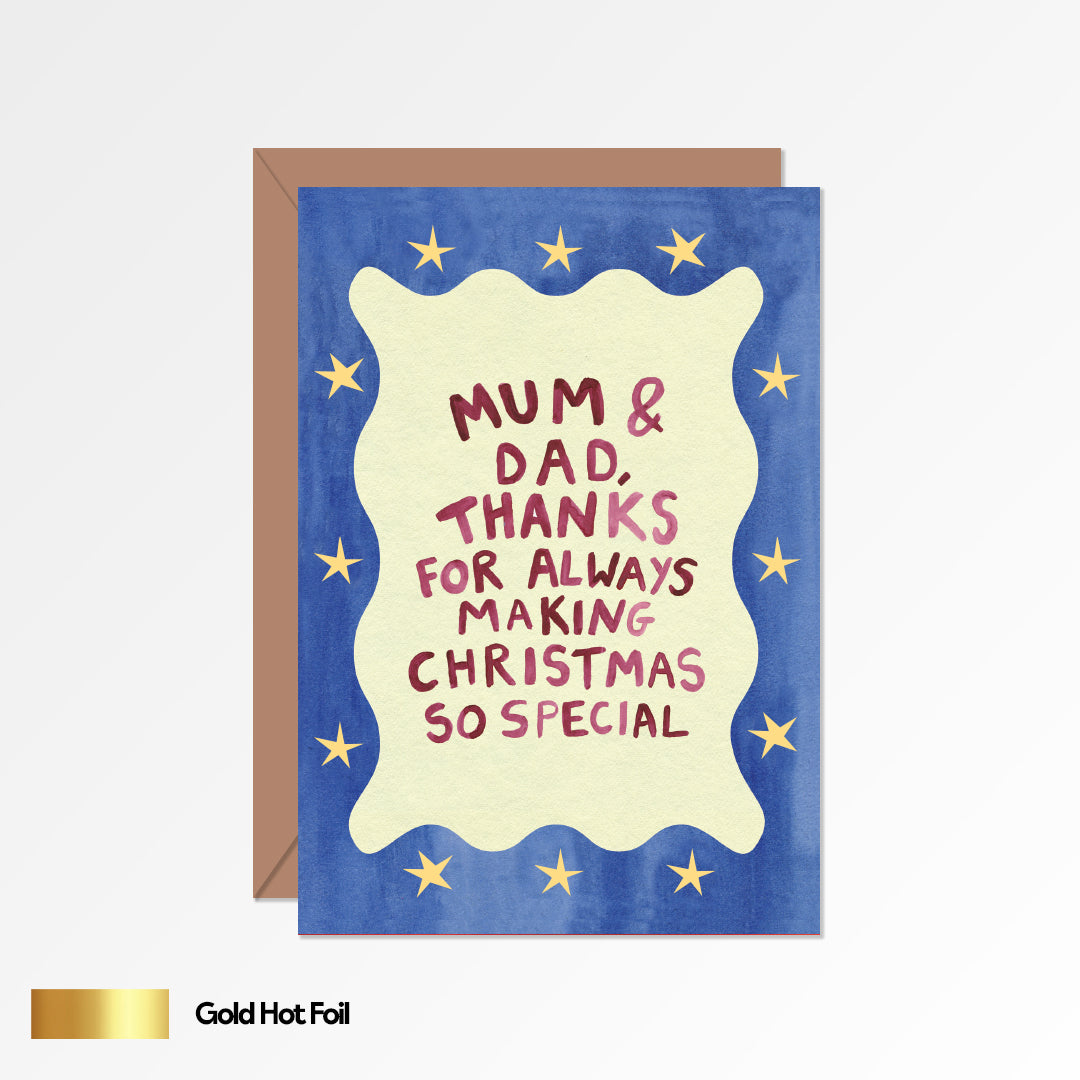 Mum & Dad Christmas Card