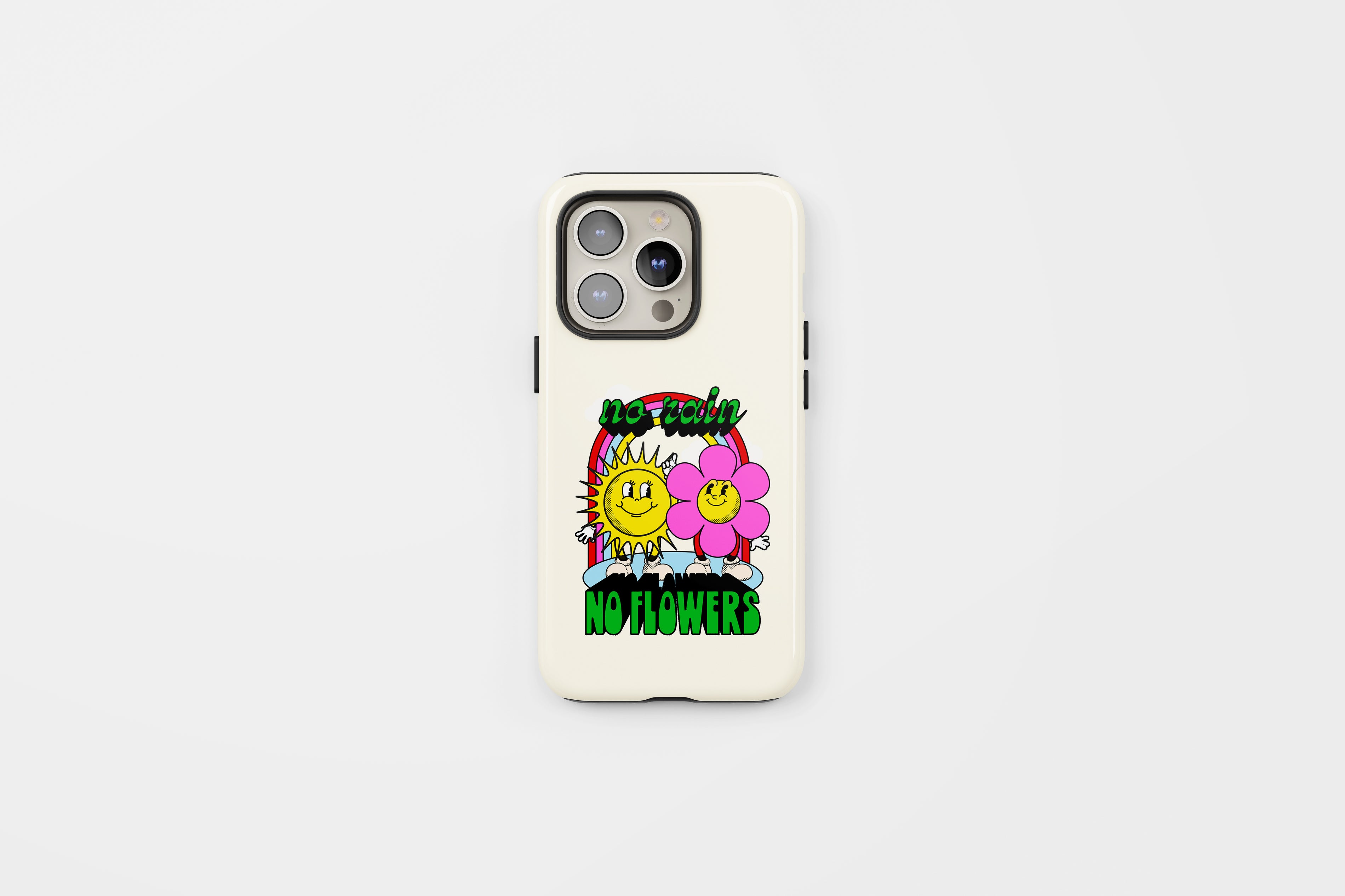 No Rain Tough Phone Case Cream