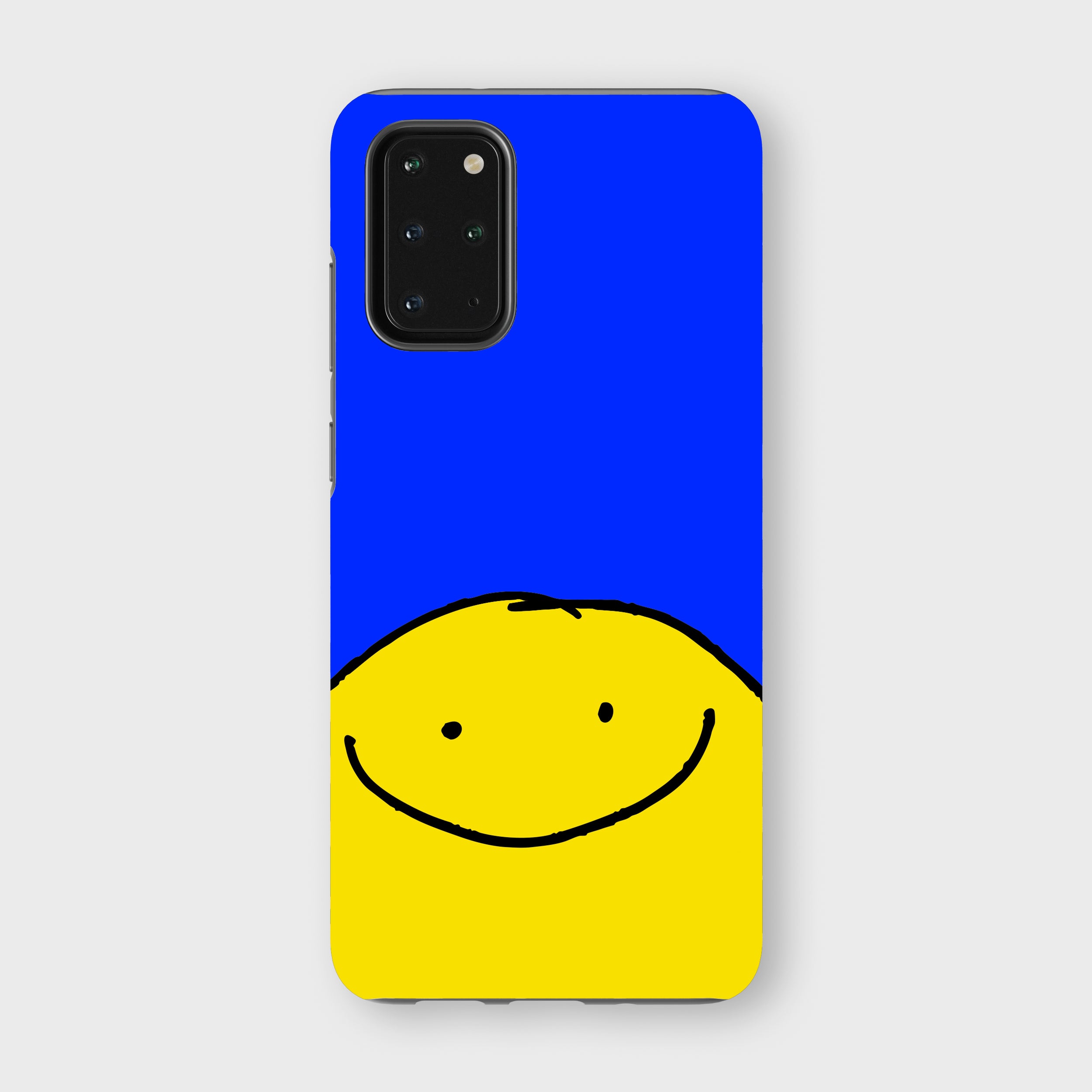 Smiley Tough Phone Case Blue