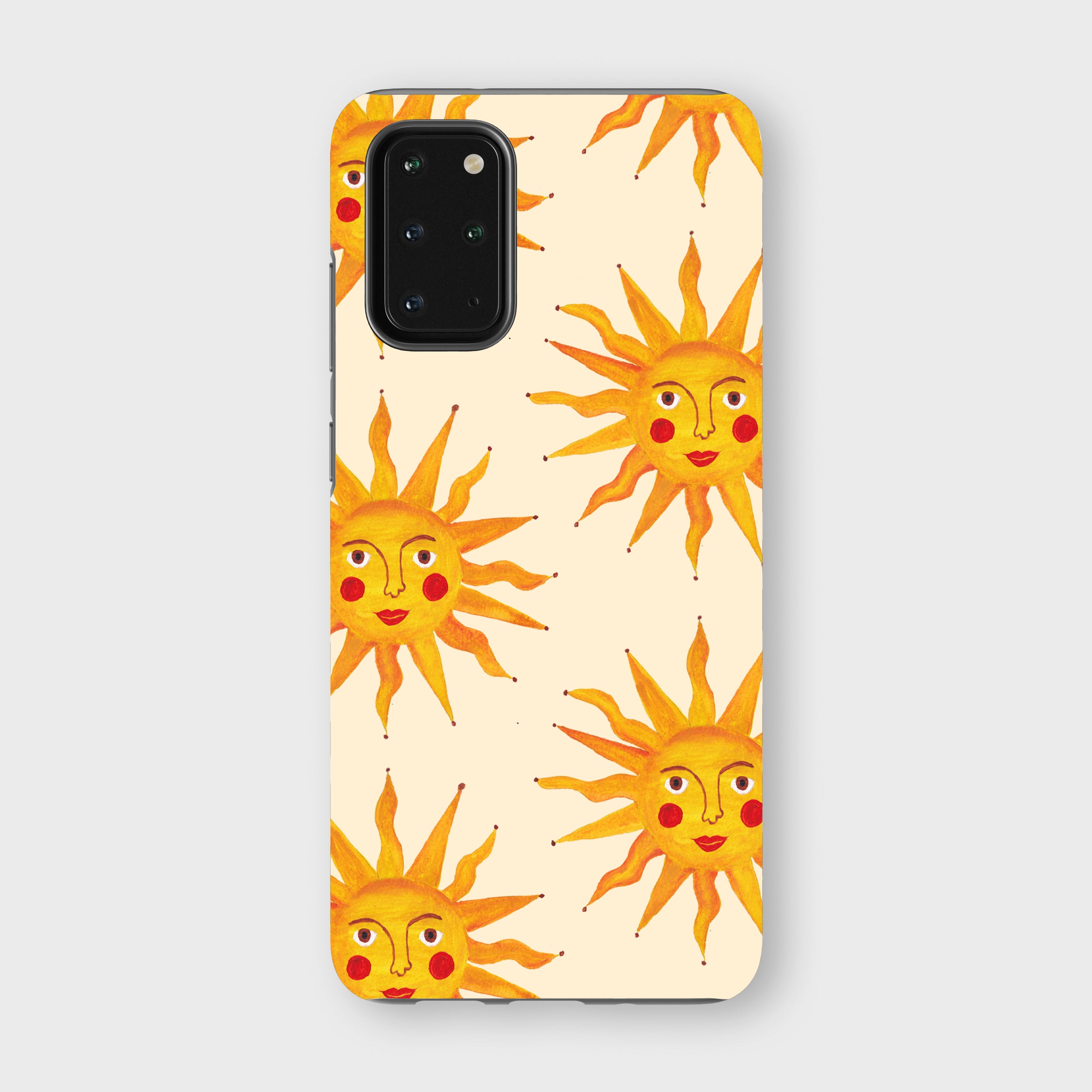 Summer Sun Tough Phone Case Cream