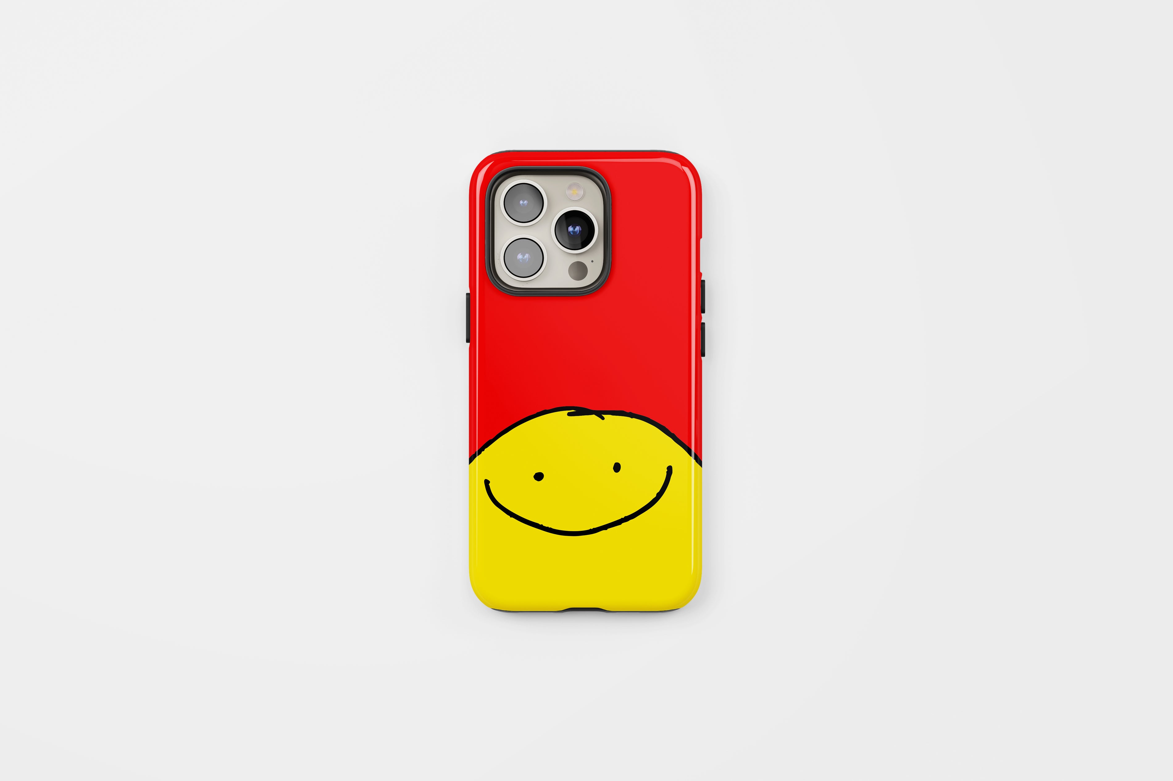 Smiley Tough Phone Case Red