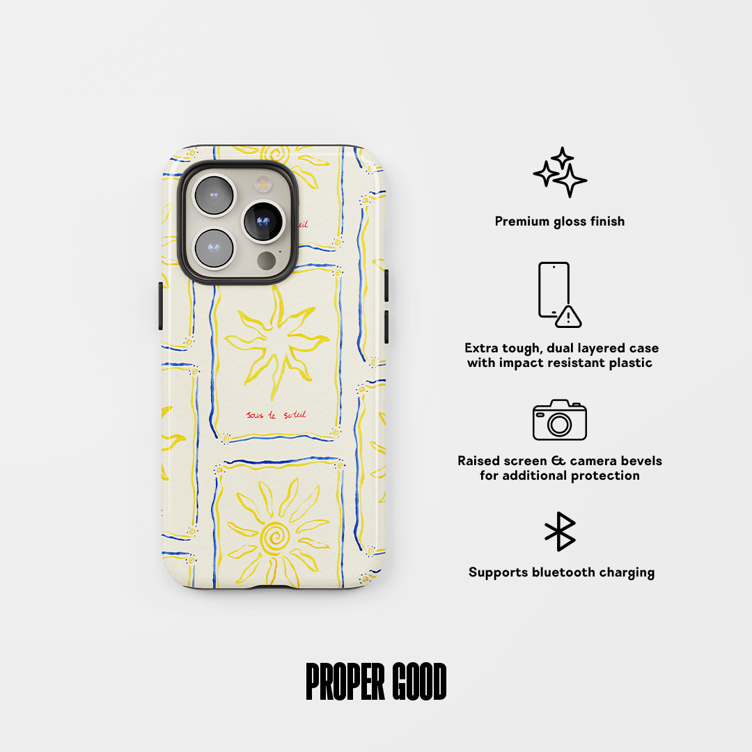 Sous Le Soleil Tough Phone Case
