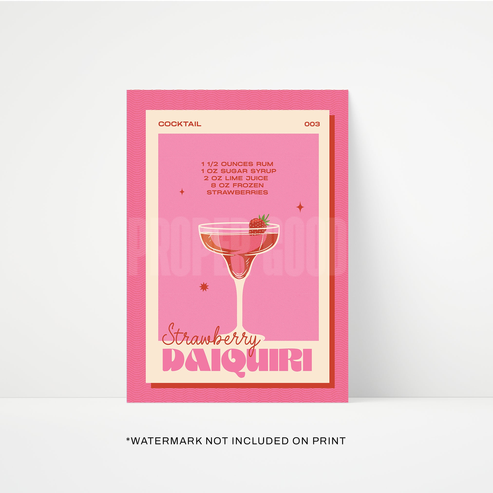 Strawberry Daiquiri Print