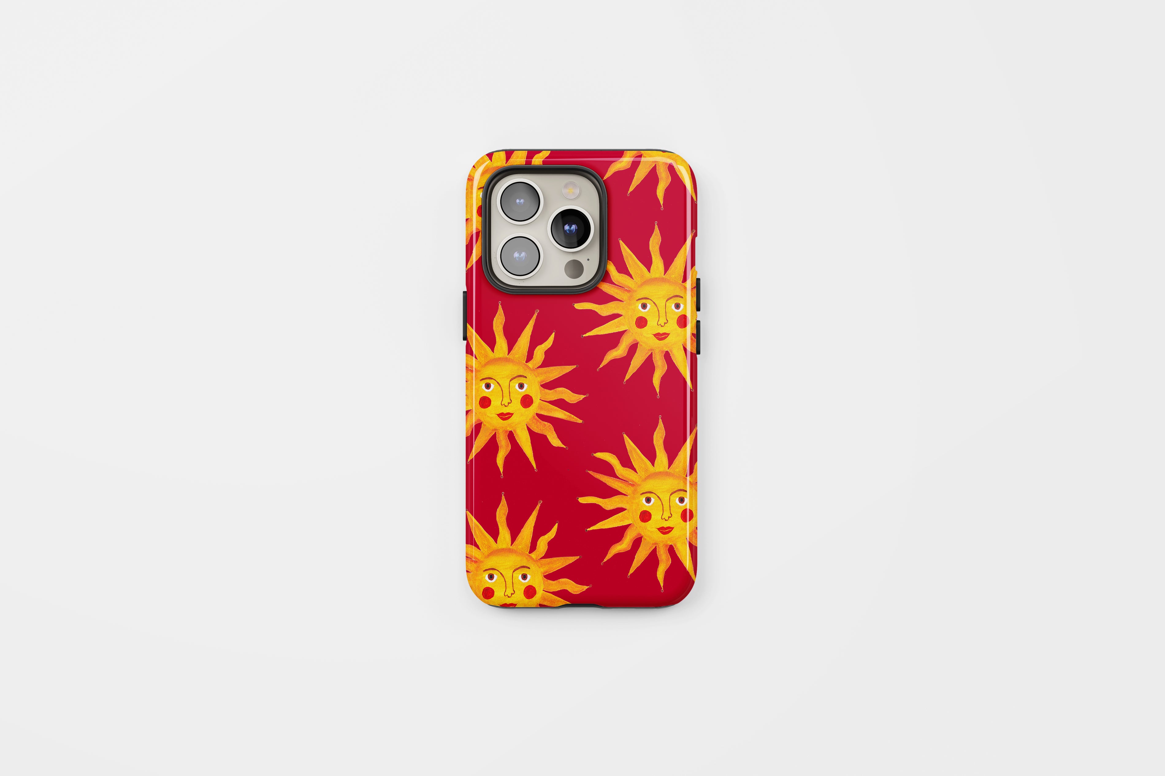 Summer Sun Tough Phone Case Red