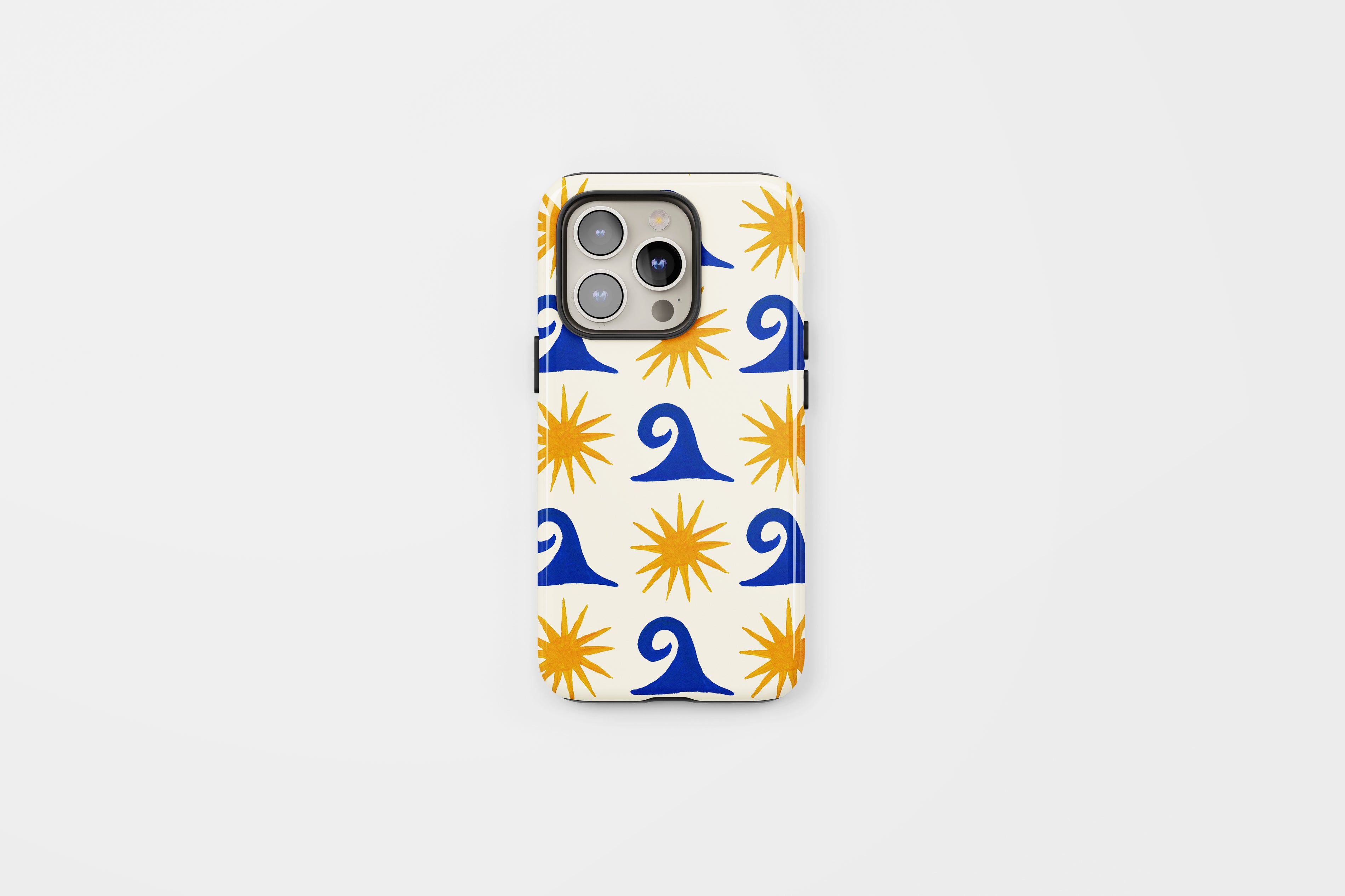 Sun Sea Pattern Tough Phone Case