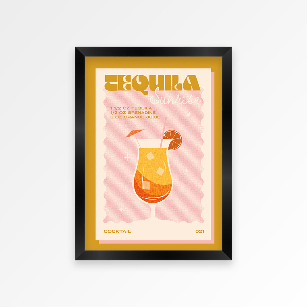 Tequila Sunrise Print