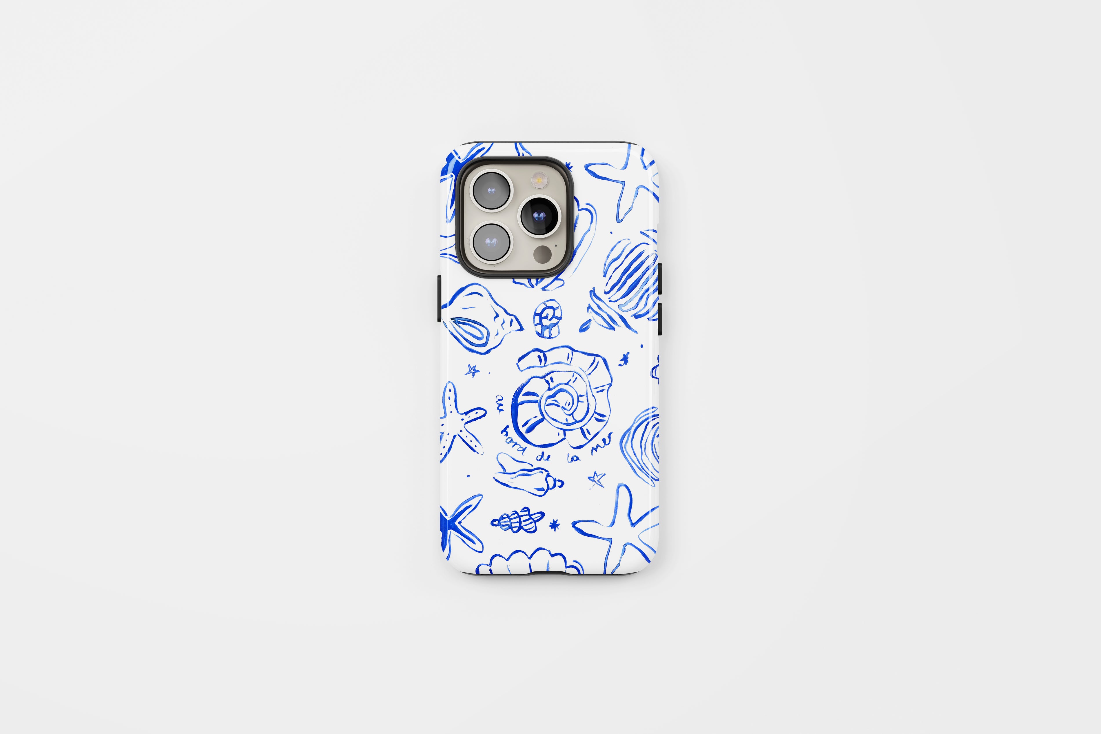 Shells Tough Phone Case Blue