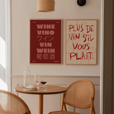 Wine Print Set