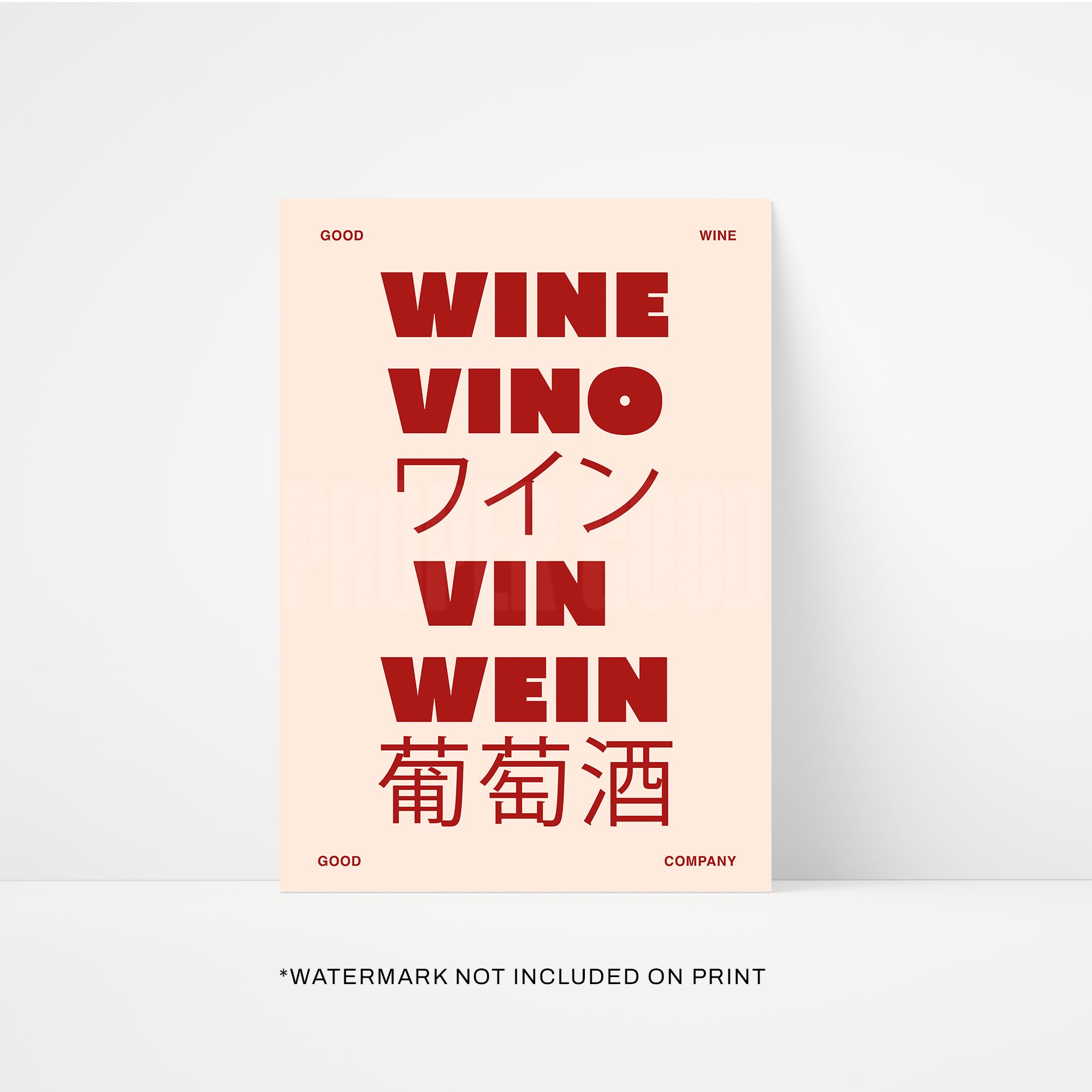 Wine Print