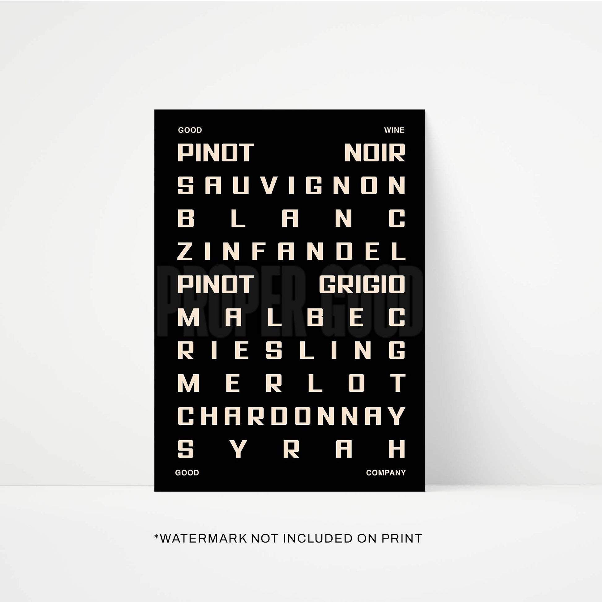 Wine Guide Print