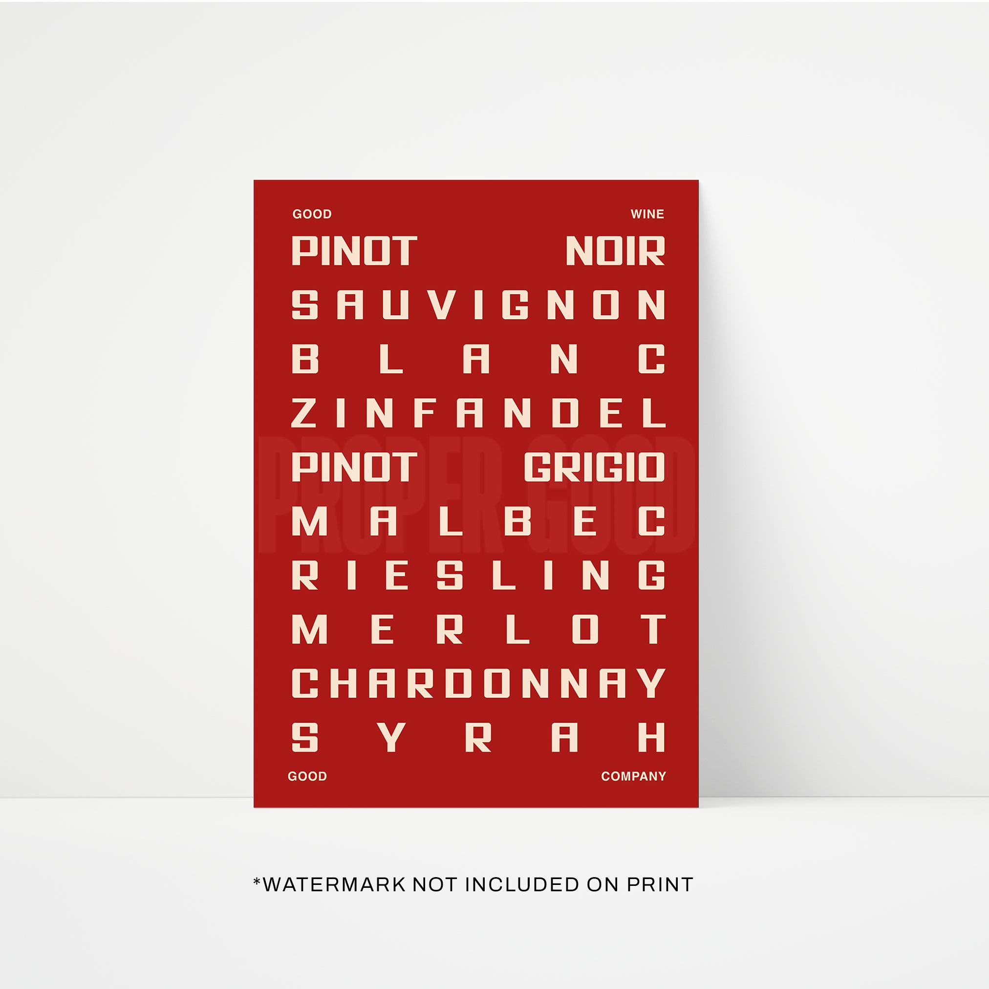 Wine Guide Print