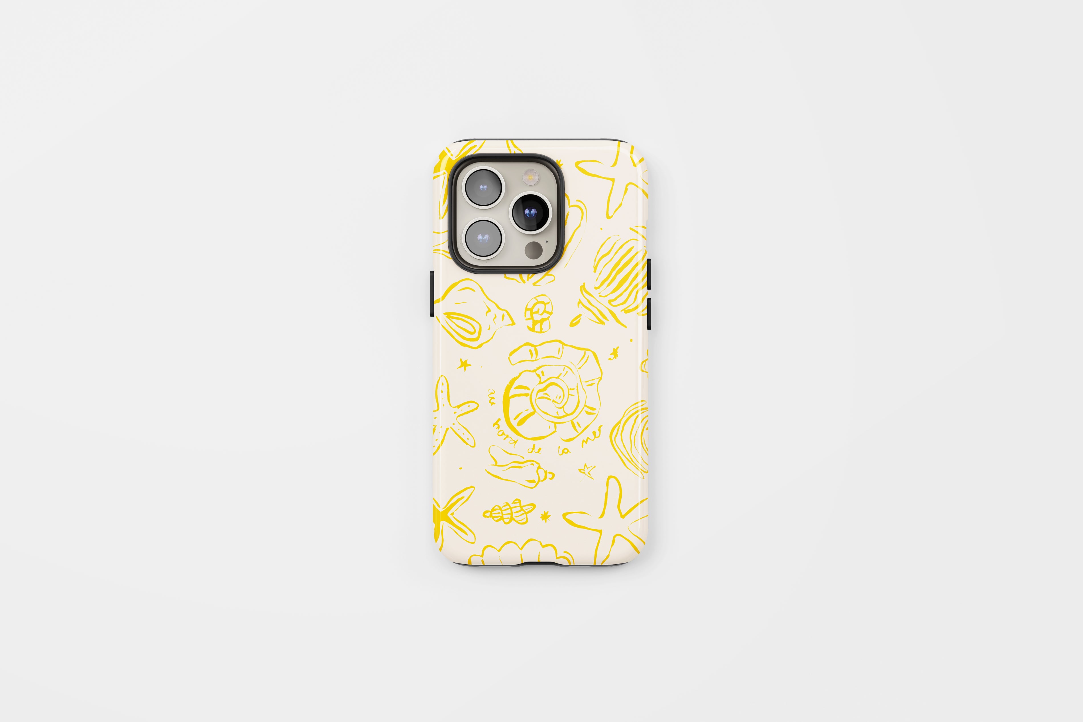 Shells Tough Phone Case Yellow