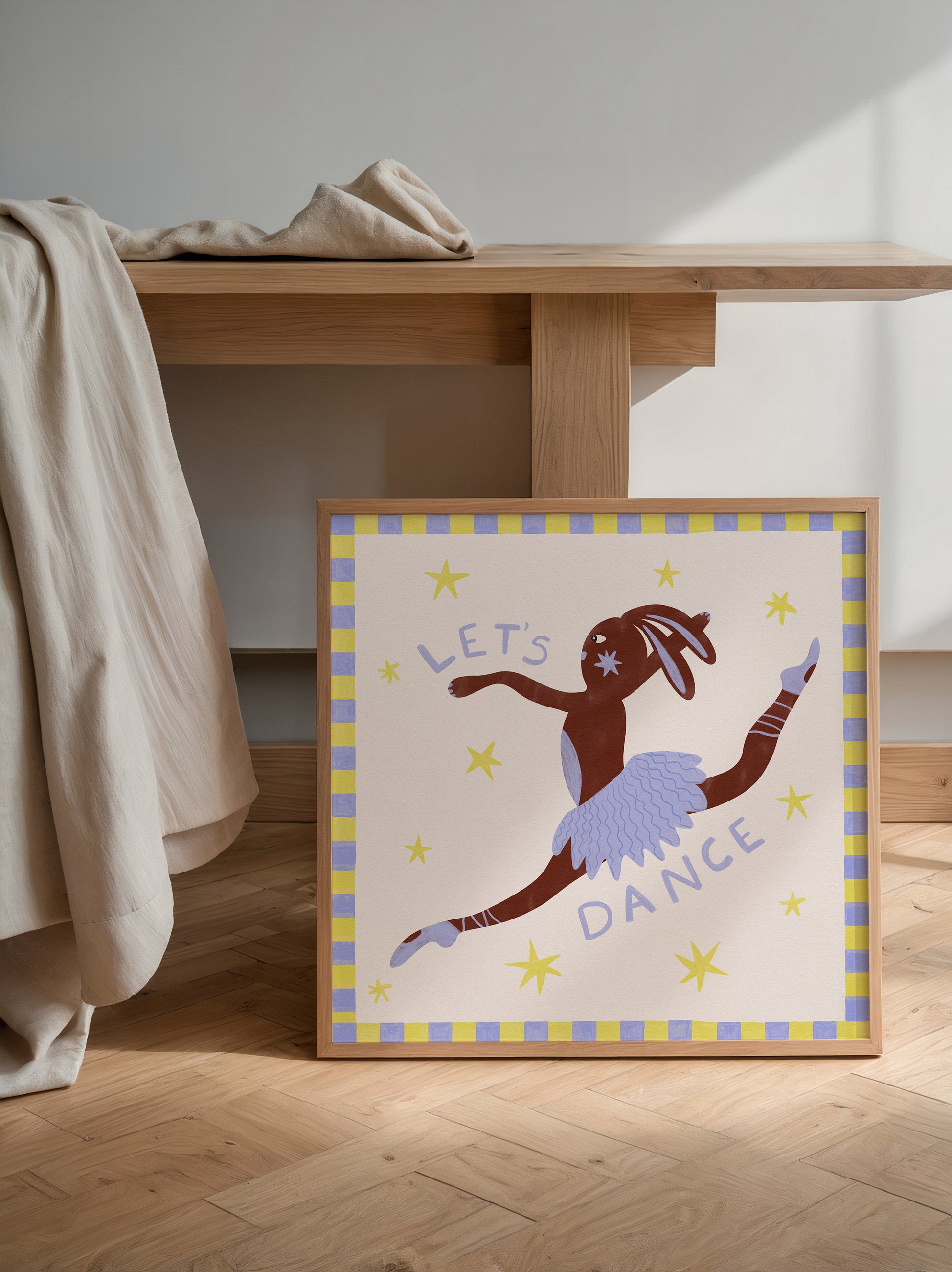 Ballet Bunny Kids Print