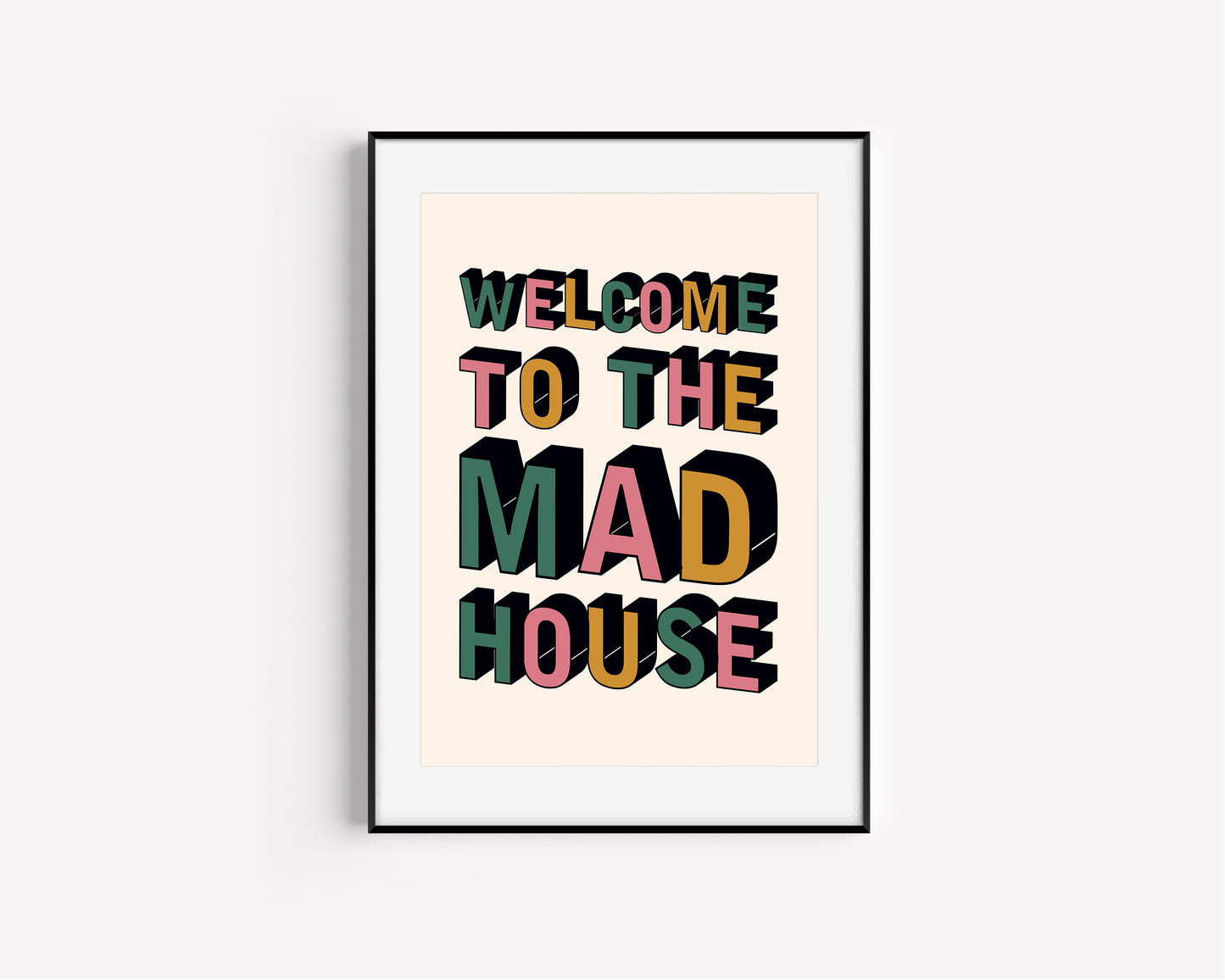 ★ A4 SAMPLE ★ Mad House Print