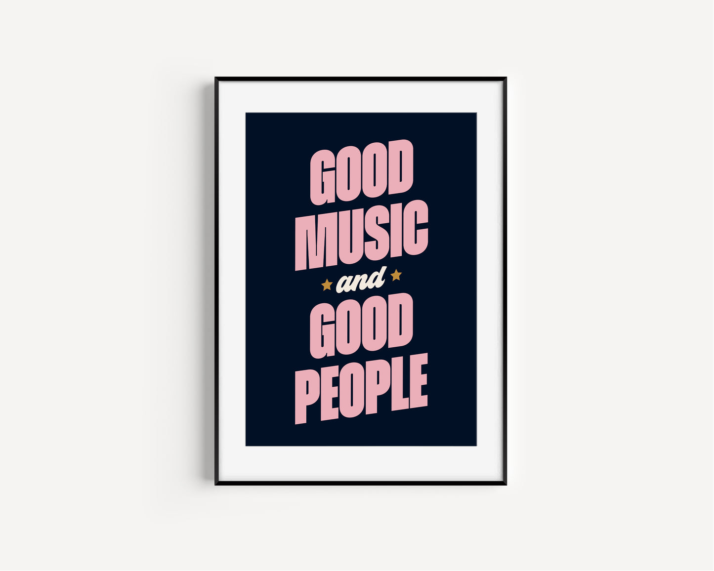 ★ A3 SAMPLE ★ Good Music Print
