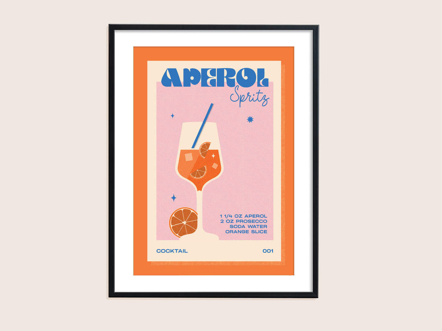 ★ A3 SAMPLE ★ Aperol Spritz Print