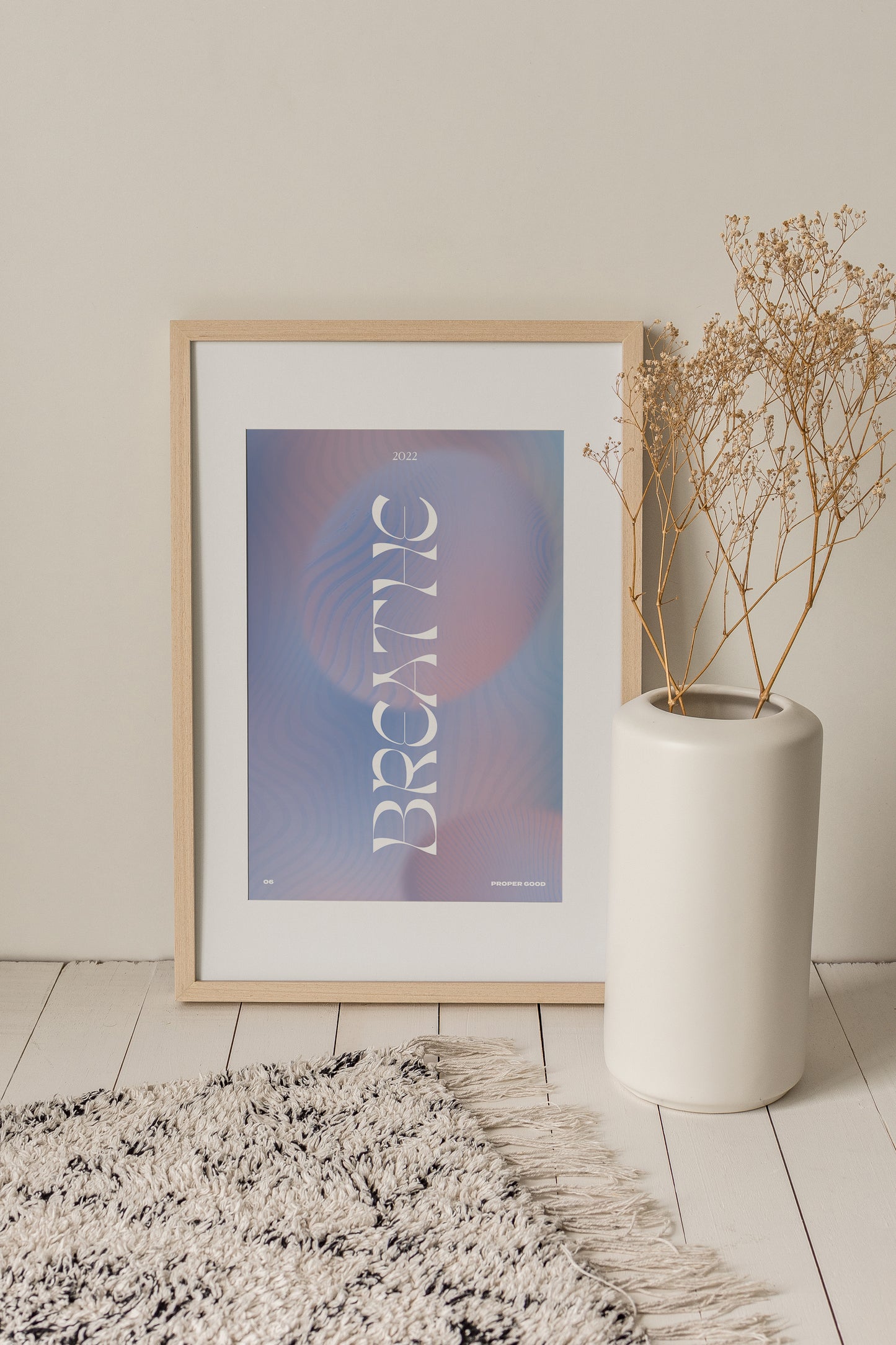 Breathe Quote Print