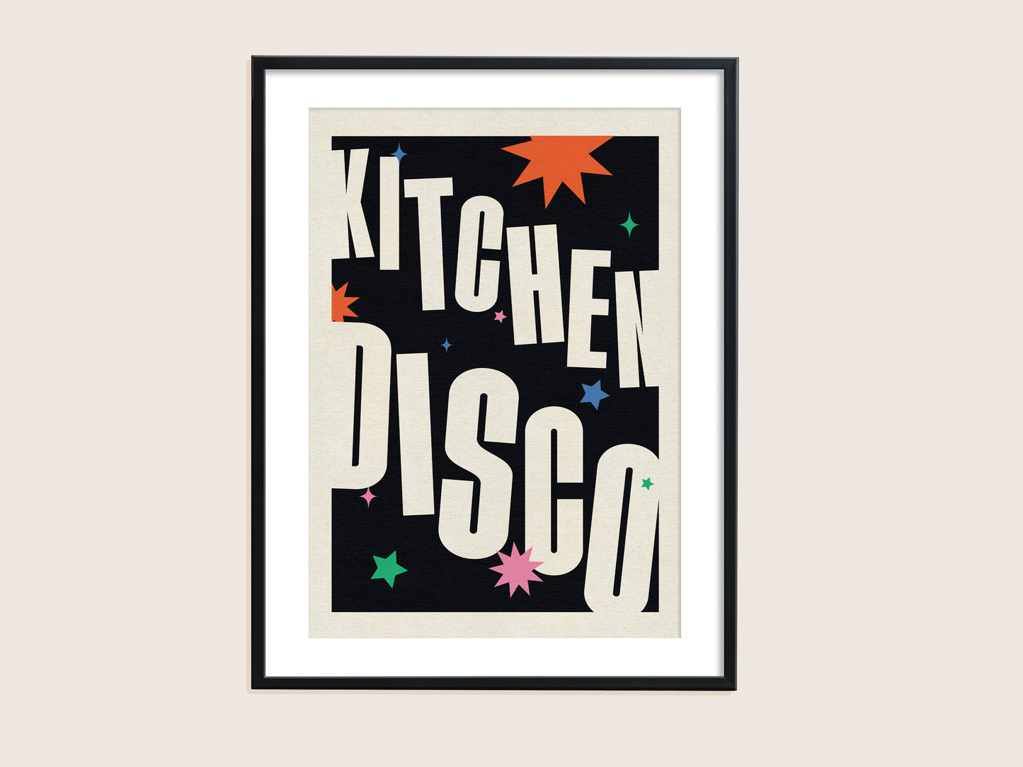 ★ A4 SAMPLE ★ Kitchen Disco Print