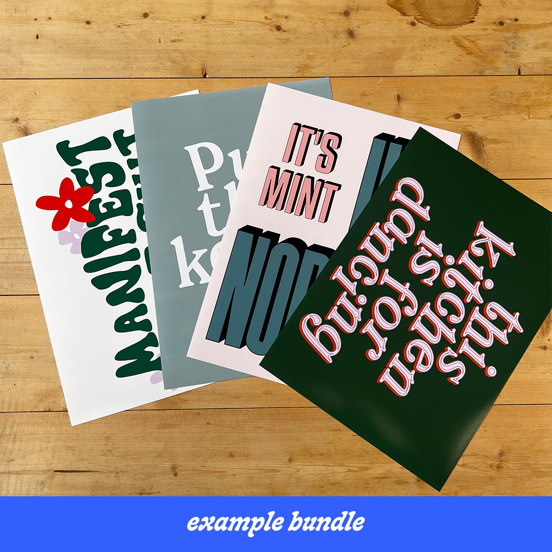A4 GREEN MYSTERY BUNDLE - SECONDS SALE