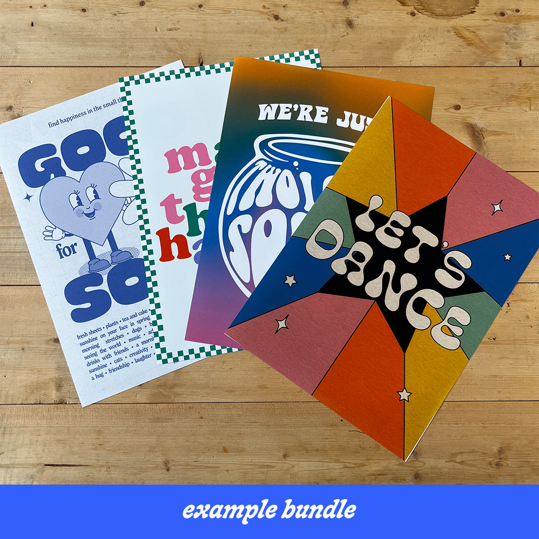 A4 RAINBOW MYSTERY BUNDLE - SECONDS SALE