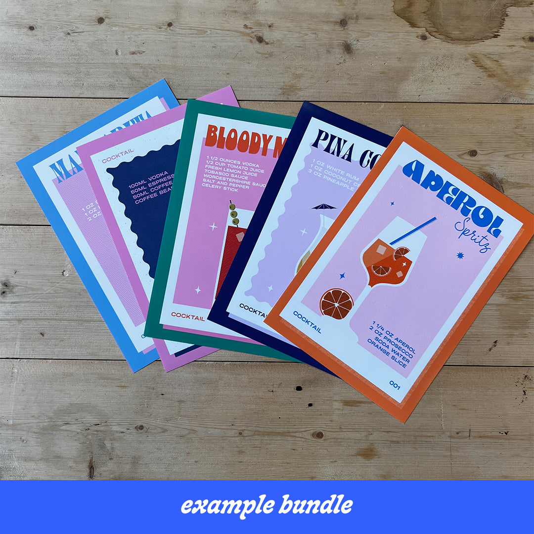 A5 COCKTAIL MYSTERY BUNDLE - SECONDS SALE