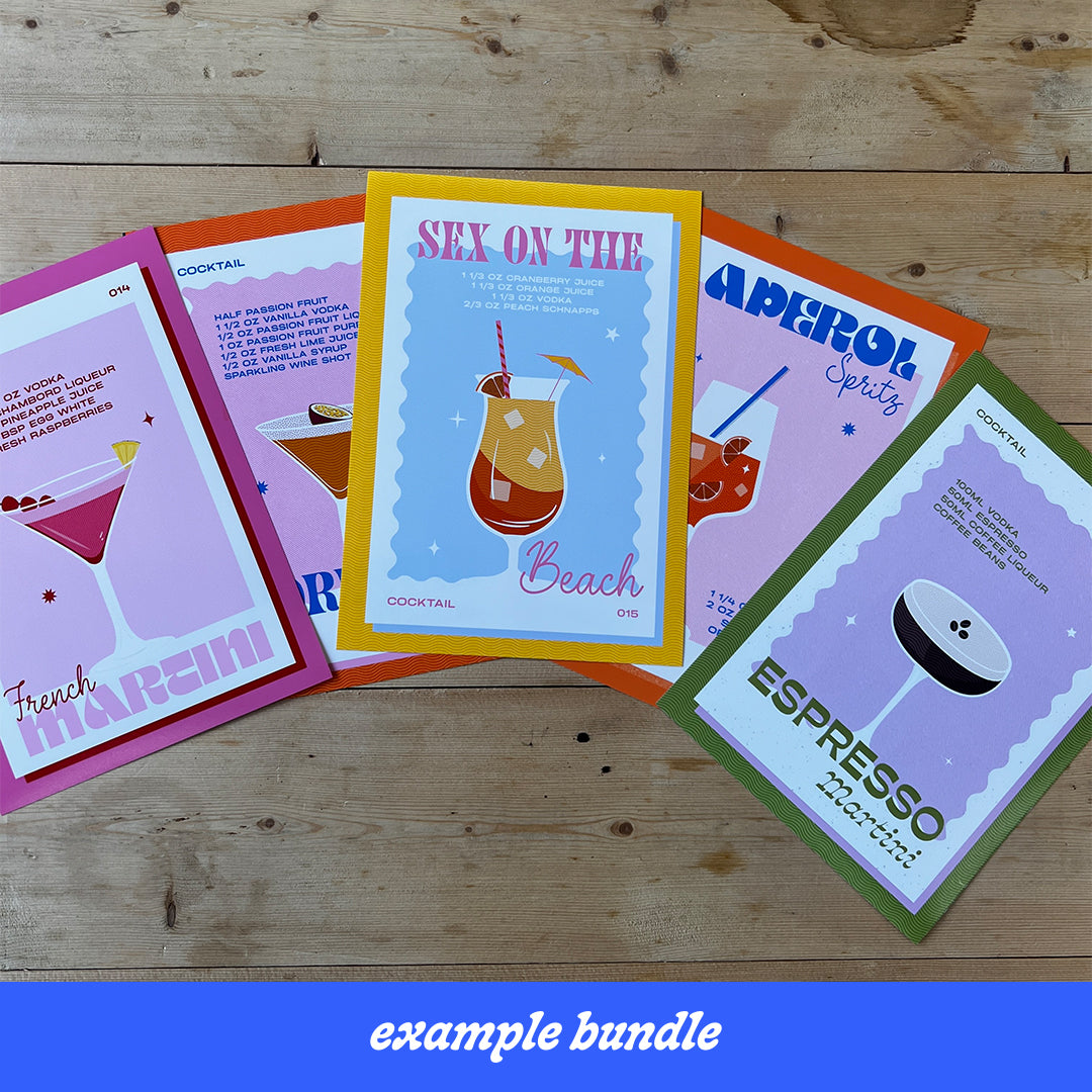 A5 COCKTAIL MYSTERY BUNDLE - SECONDS SALE