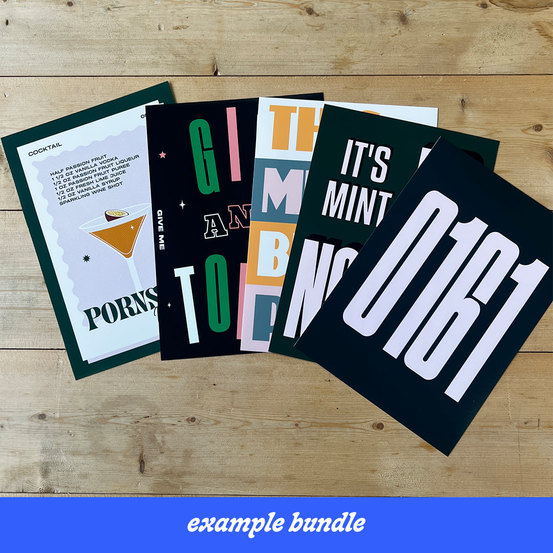 A5 GREEN MYSTERY BUNDLE - SECONDS SALE