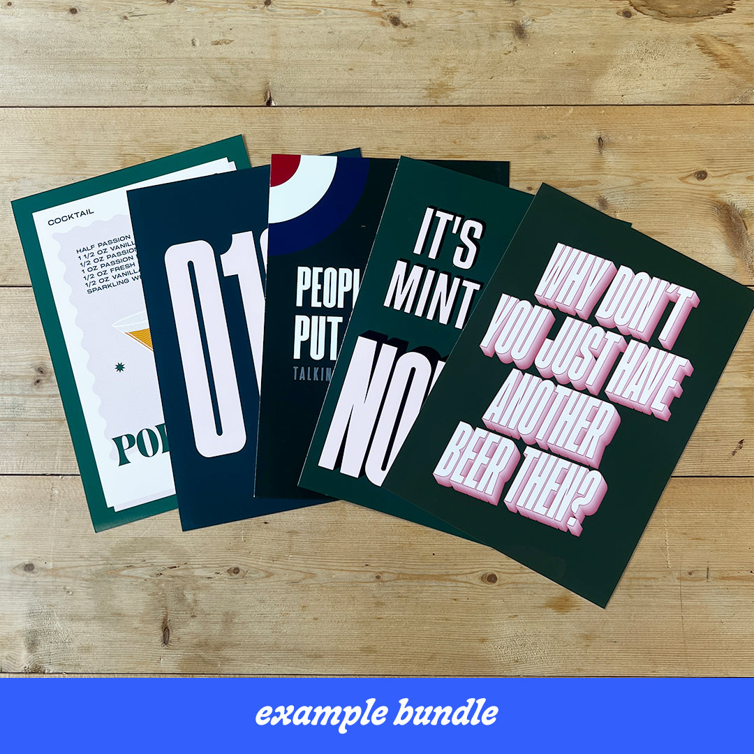 A5 GREEN MYSTERY BUNDLE - SECONDS SALE