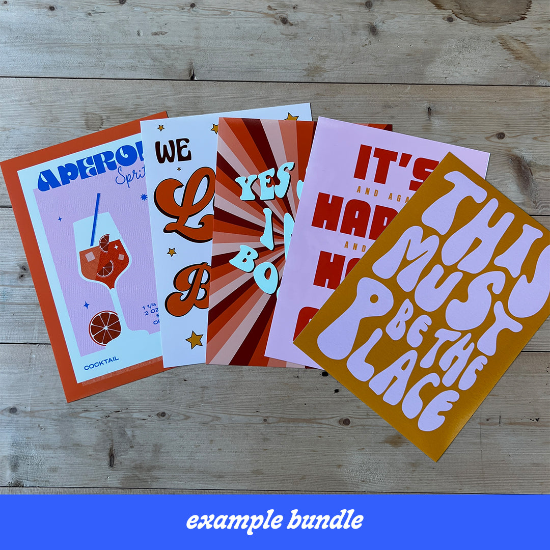 A5 ORANGE MYSTERY BUNDLE - SECONDS SALE