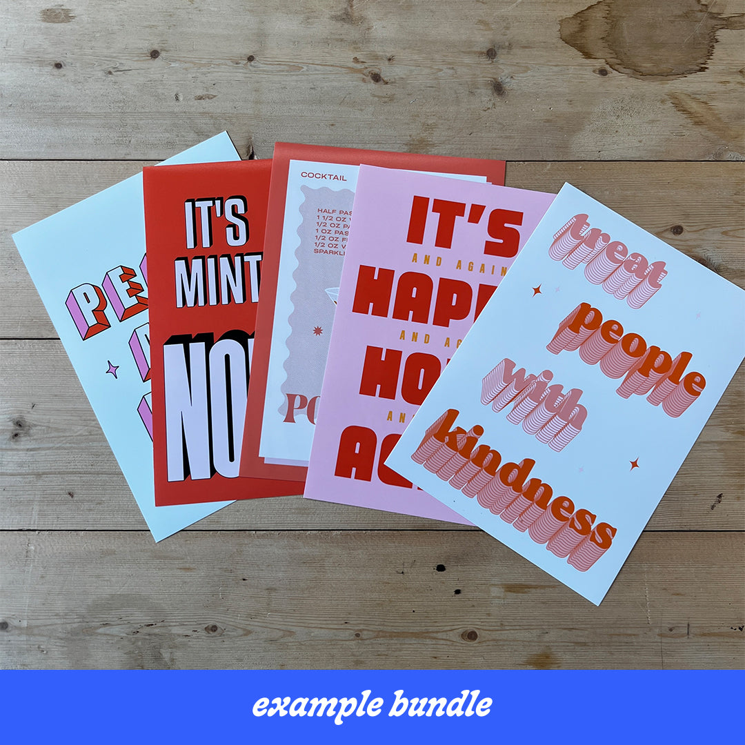 A5 ORANGE MYSTERY BUNDLE - SECONDS SALE